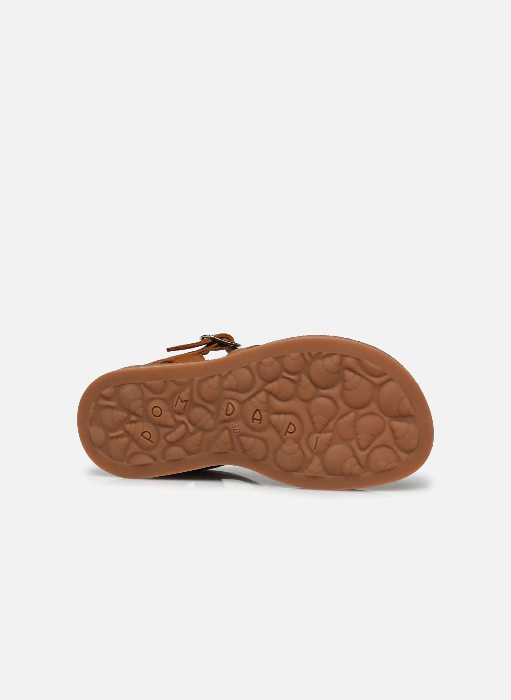 Sandales Plage-Air Strap fille marron Pom d Api Sandales Plage-Air Strap fille marron CAMEL