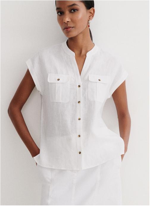 Caroll Chemises SK062-GINA femme blanc