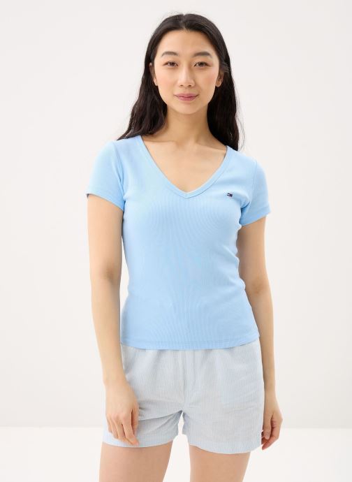 Tommy Jeans Tee-shirts manches courtes Tjw Slim Essential femme bleu