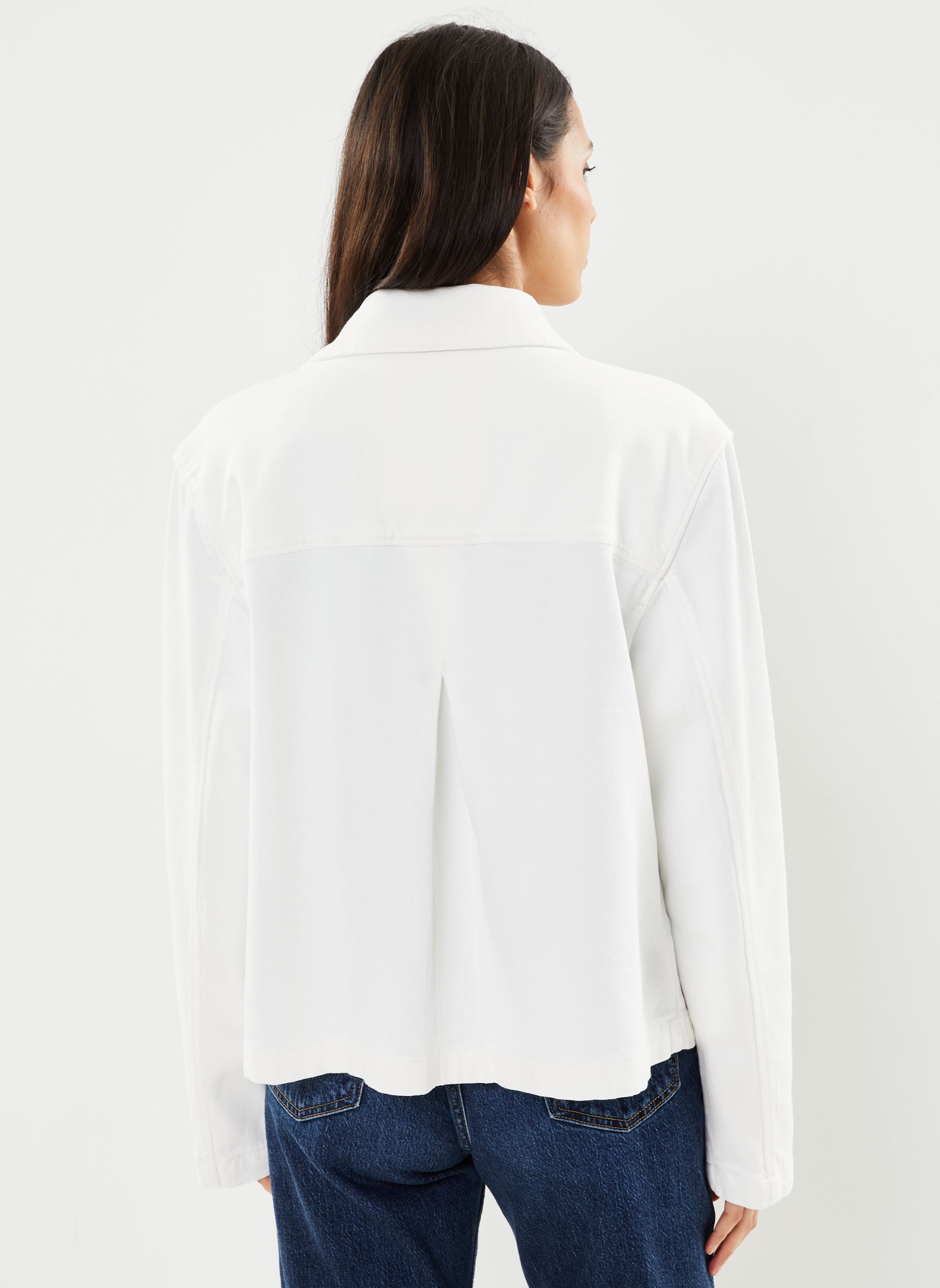 Blousons Tjw Gmd Cotton Jacke femme blanc Tommy Jeans Blousons Tjw Gmd Cotton Jacke femme blanc ANCIENT WHITE