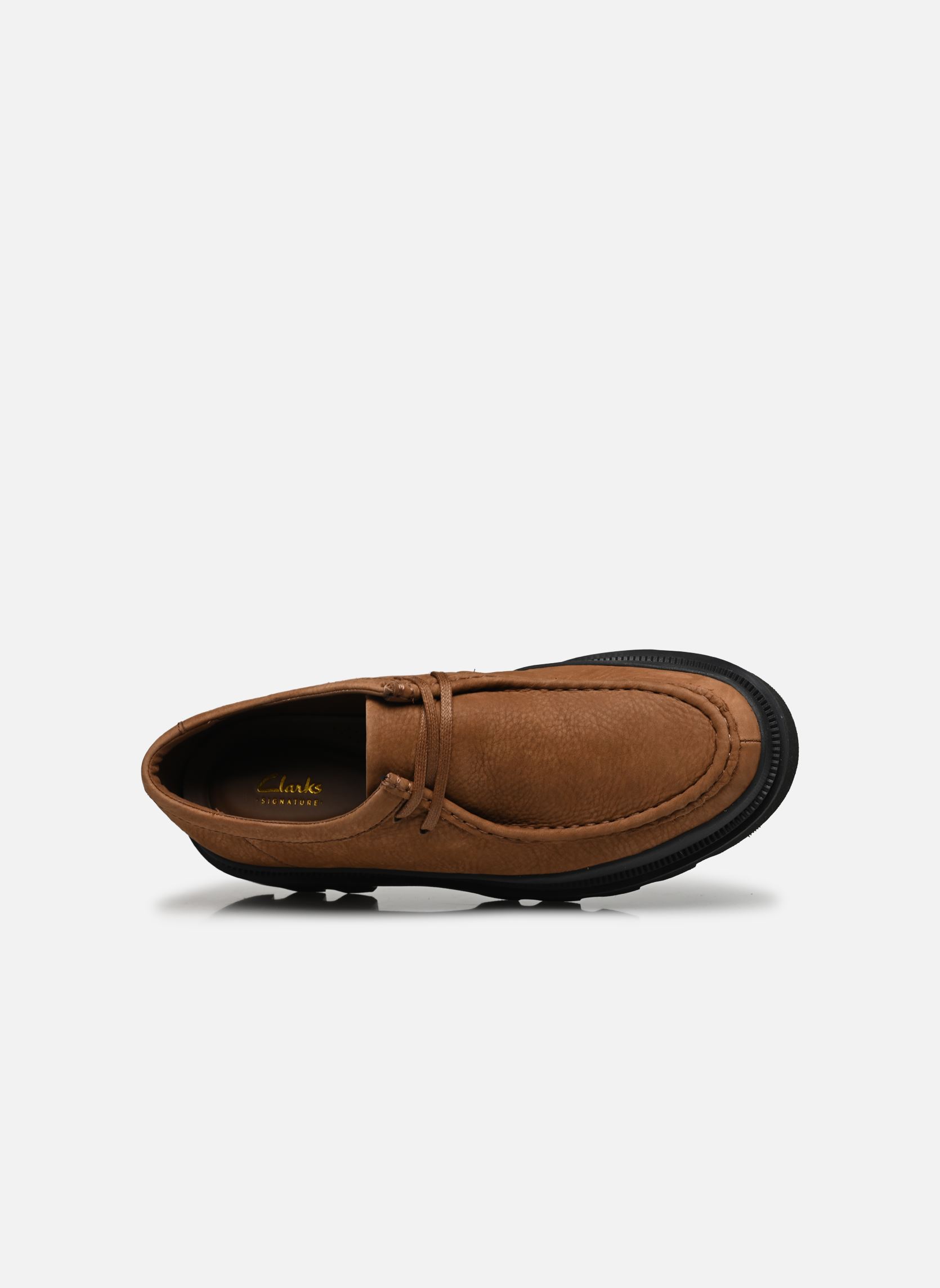 Richelieus Badell Seam homme marron Clarks Richelieus Badell Seam homme marron COLA NUBUCK