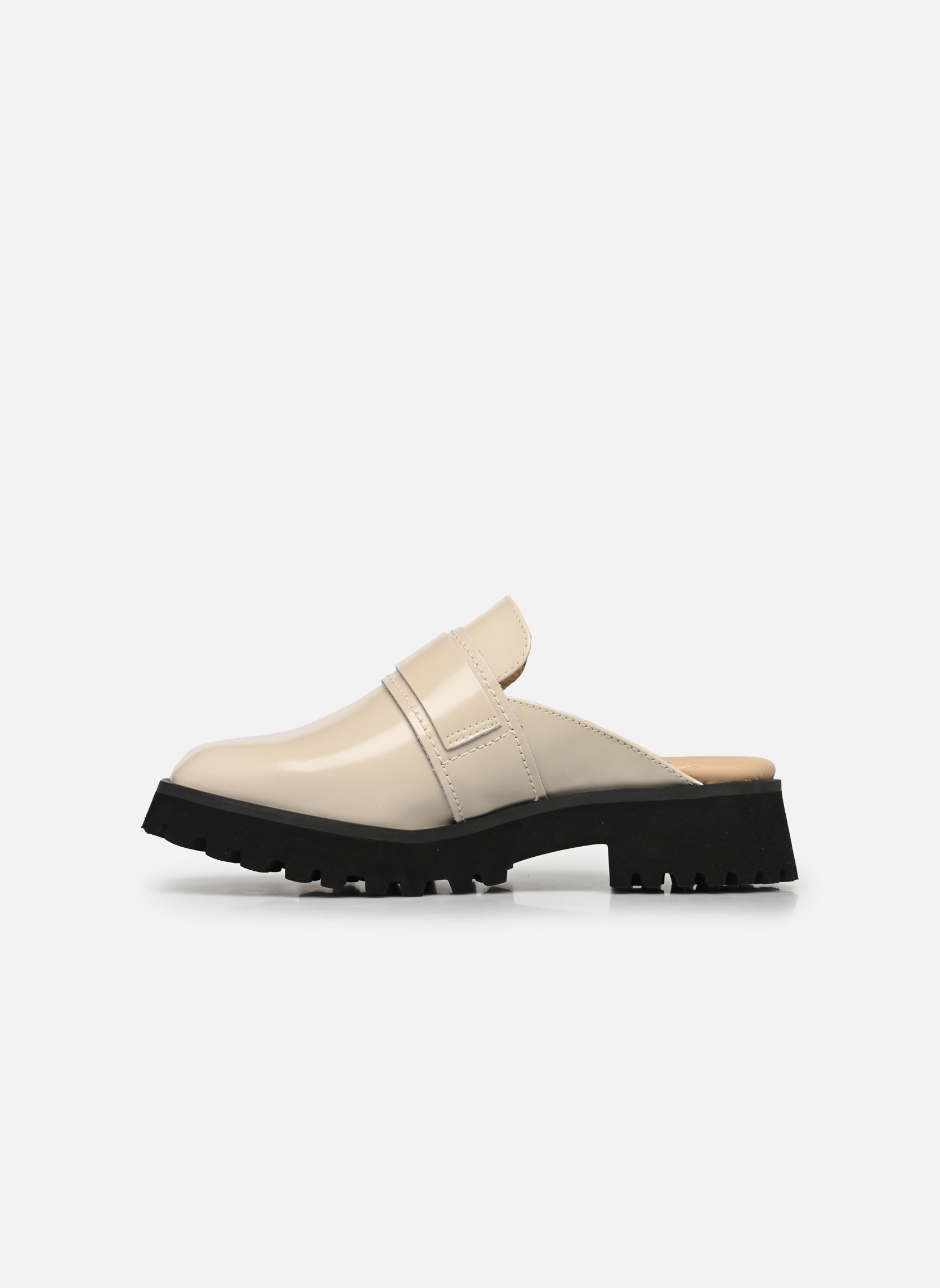 Pantoletten und Clogs Stayso Free damen weiß Clarks Pantoletten und Clogs Stayso Free damen weiß IVORY LEATHER