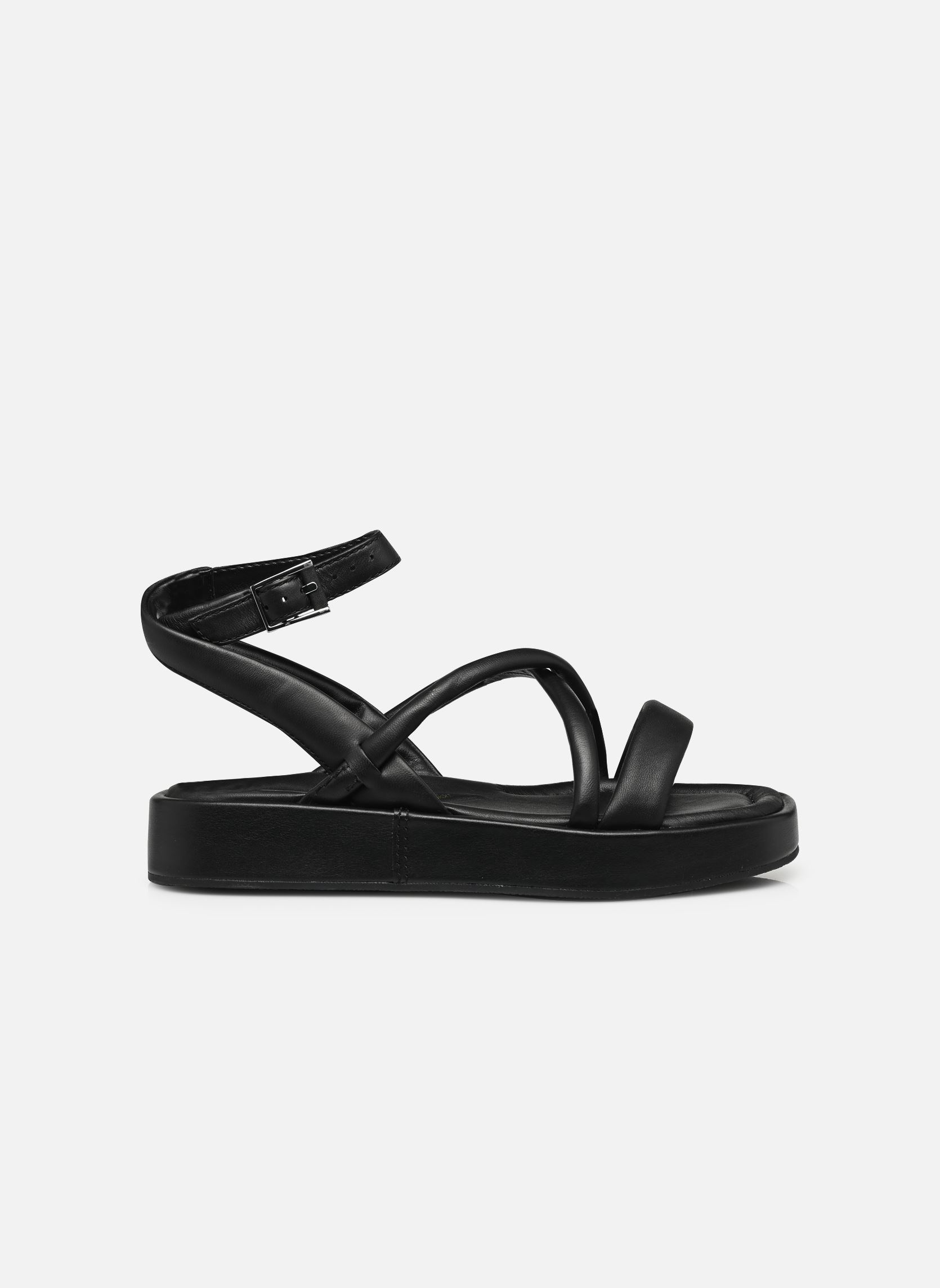 Sandales plates Alda Cross femme noir Clarks Sandales plates Alda Cross femme noir BLACK LEATHER