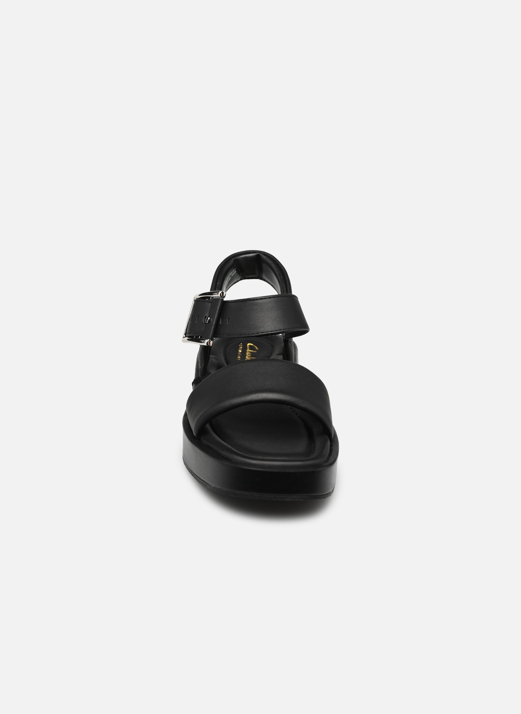 Sandales plates Alda Strap femme noir Clarks Sandales plates Alda Strap femme noir Black leather