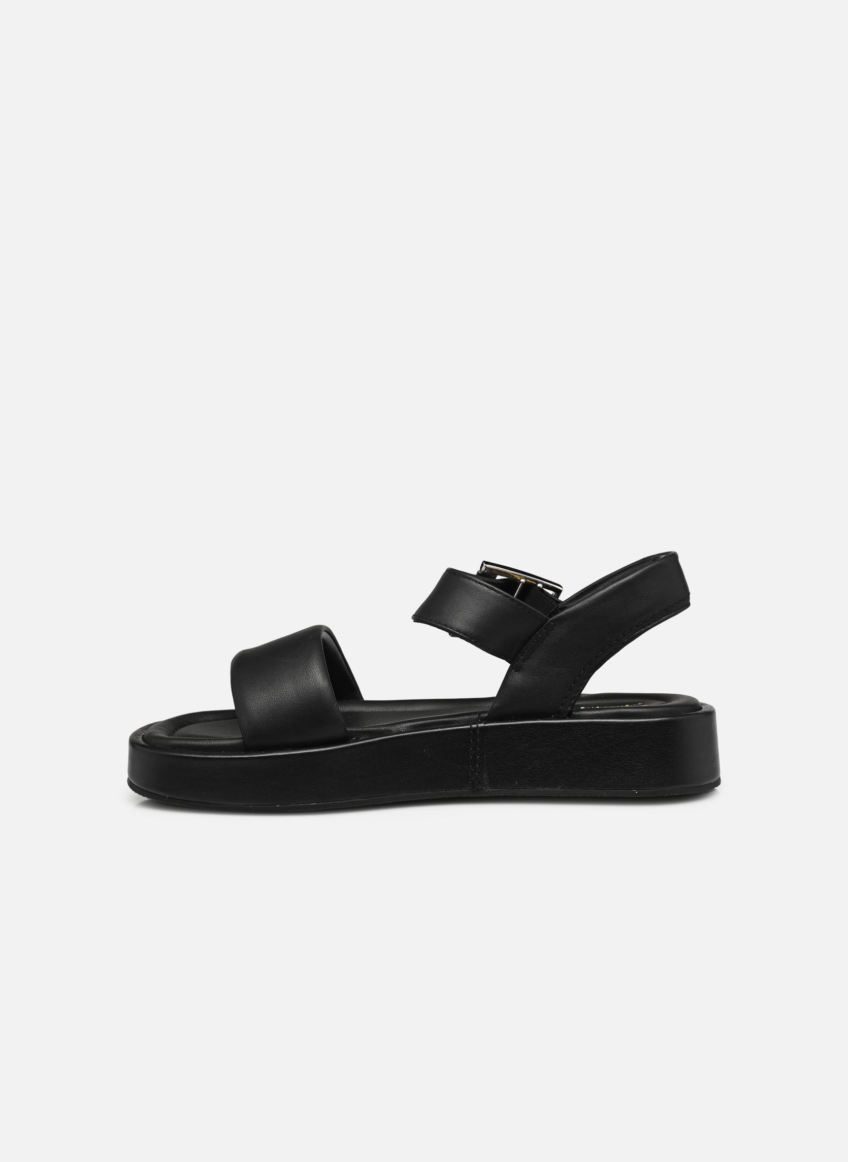 Sandales plates Alda Strap femme noir Clarks Sandales plates Alda Strap femme noir Black leather