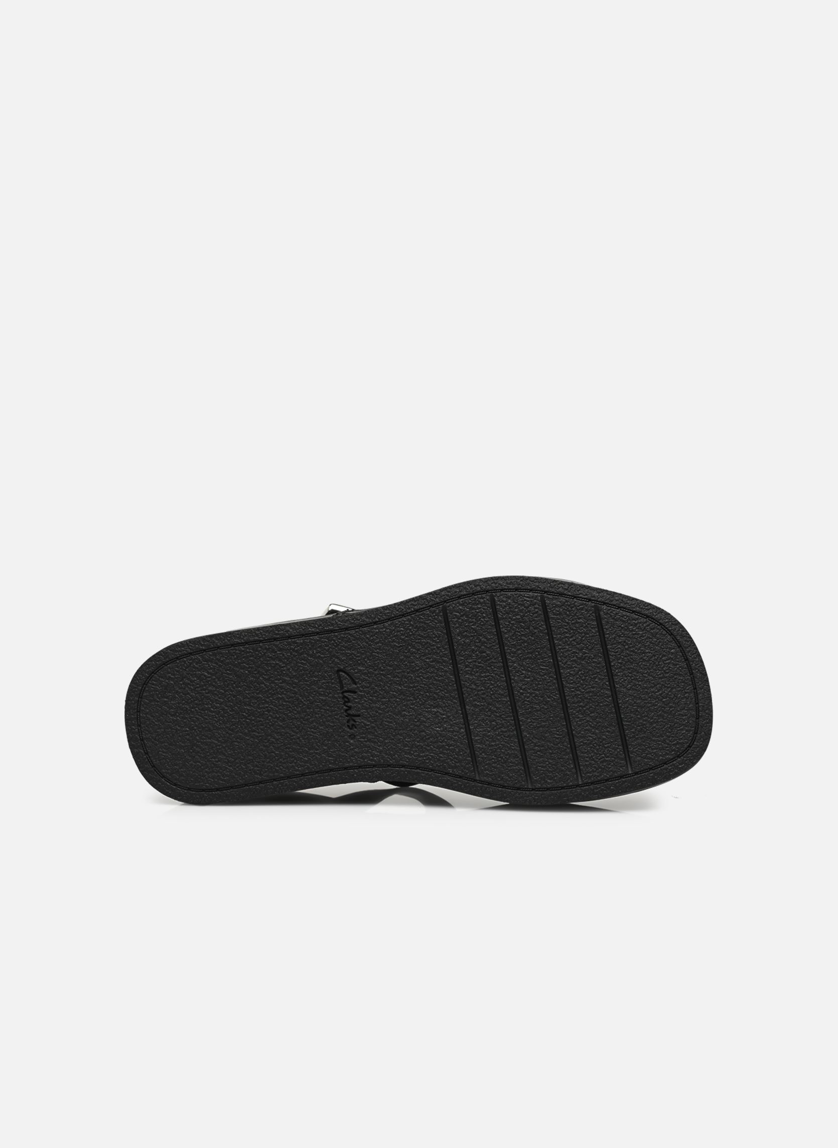 Sandales plates Alda Strap femme noir Clarks Sandales plates Alda Strap femme noir Black leather