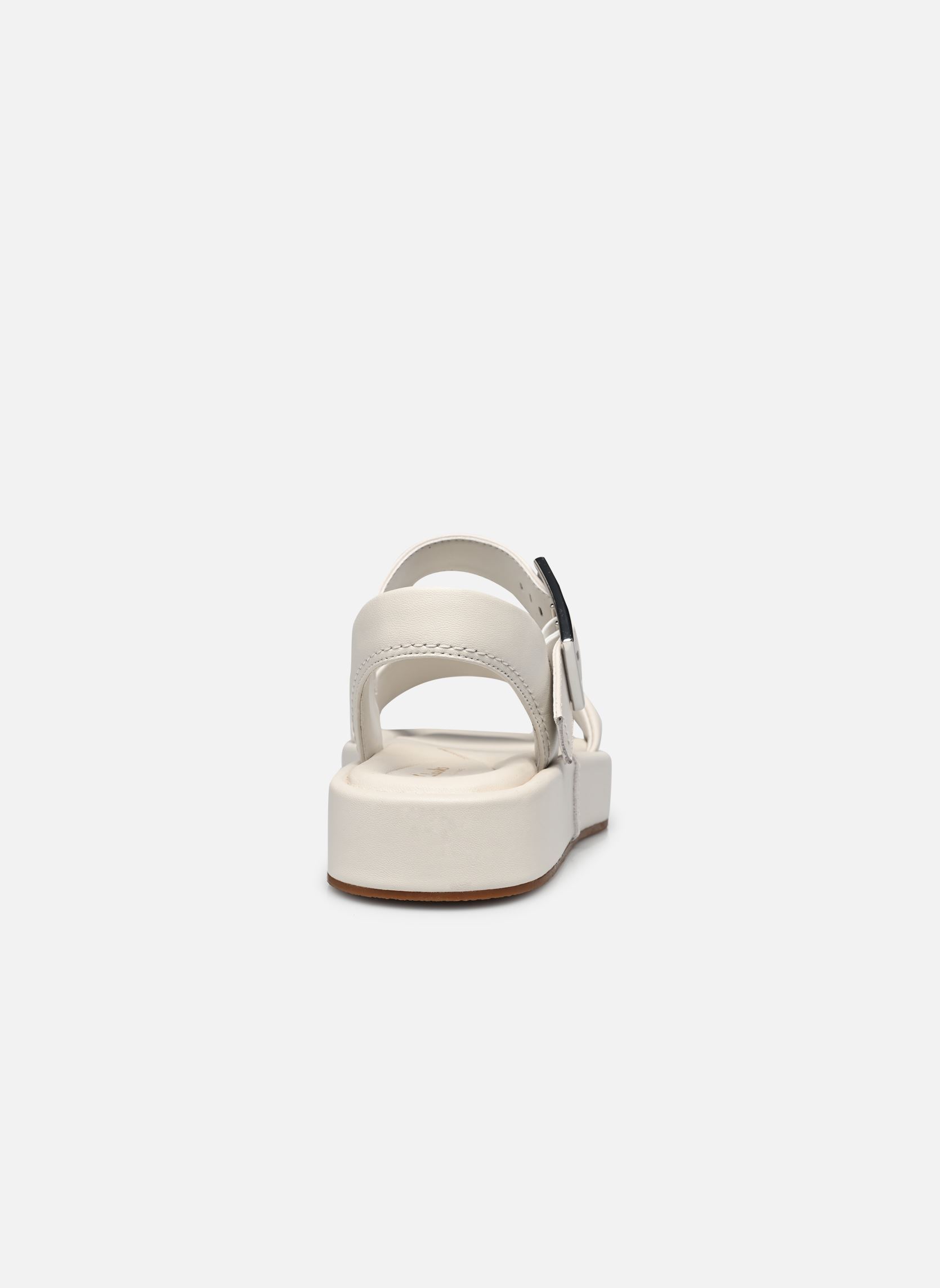 Flache Sandalen Alda Strap damen weiß Clarks Flache Sandalen Alda Strap damen weiß OFF WHITE LEA