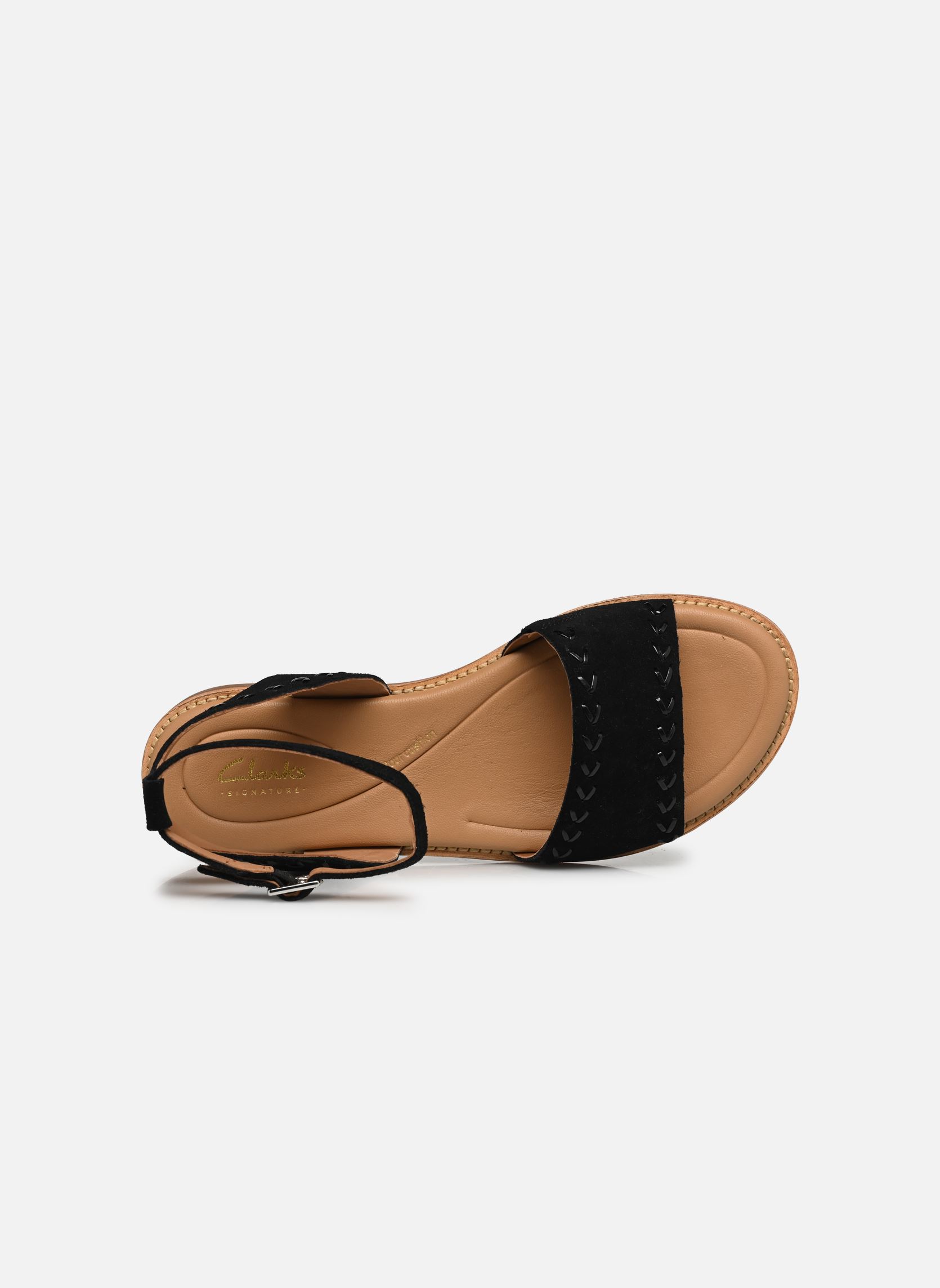 Sandales plates Maritime May femme noir Clarks Sandales plates Maritime May femme noir BLACK SDE