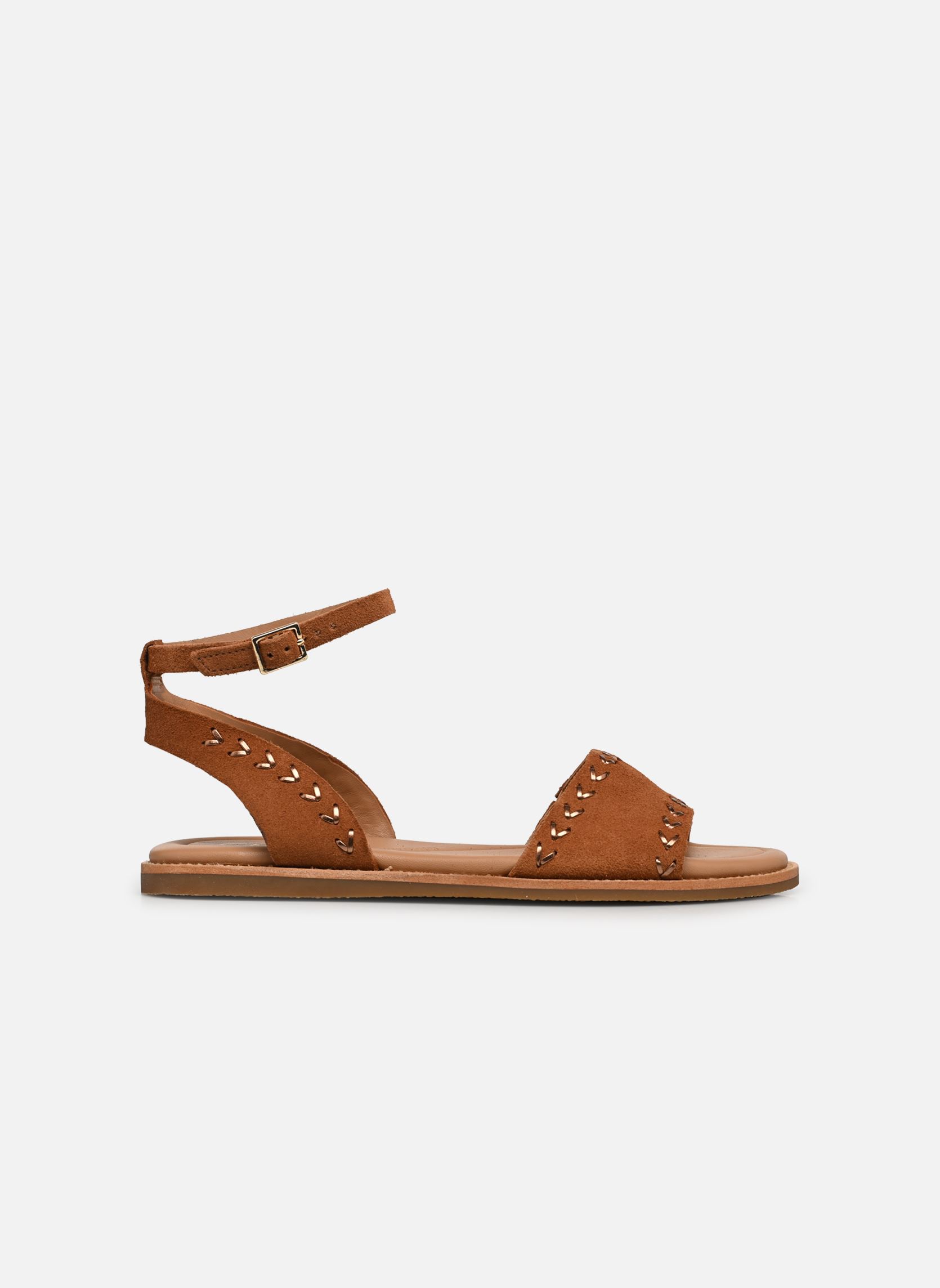 Sandalias planas Maritime May mujer marrón Clarks Sandalias planas Maritime May mujer marrón TAN SUEDE