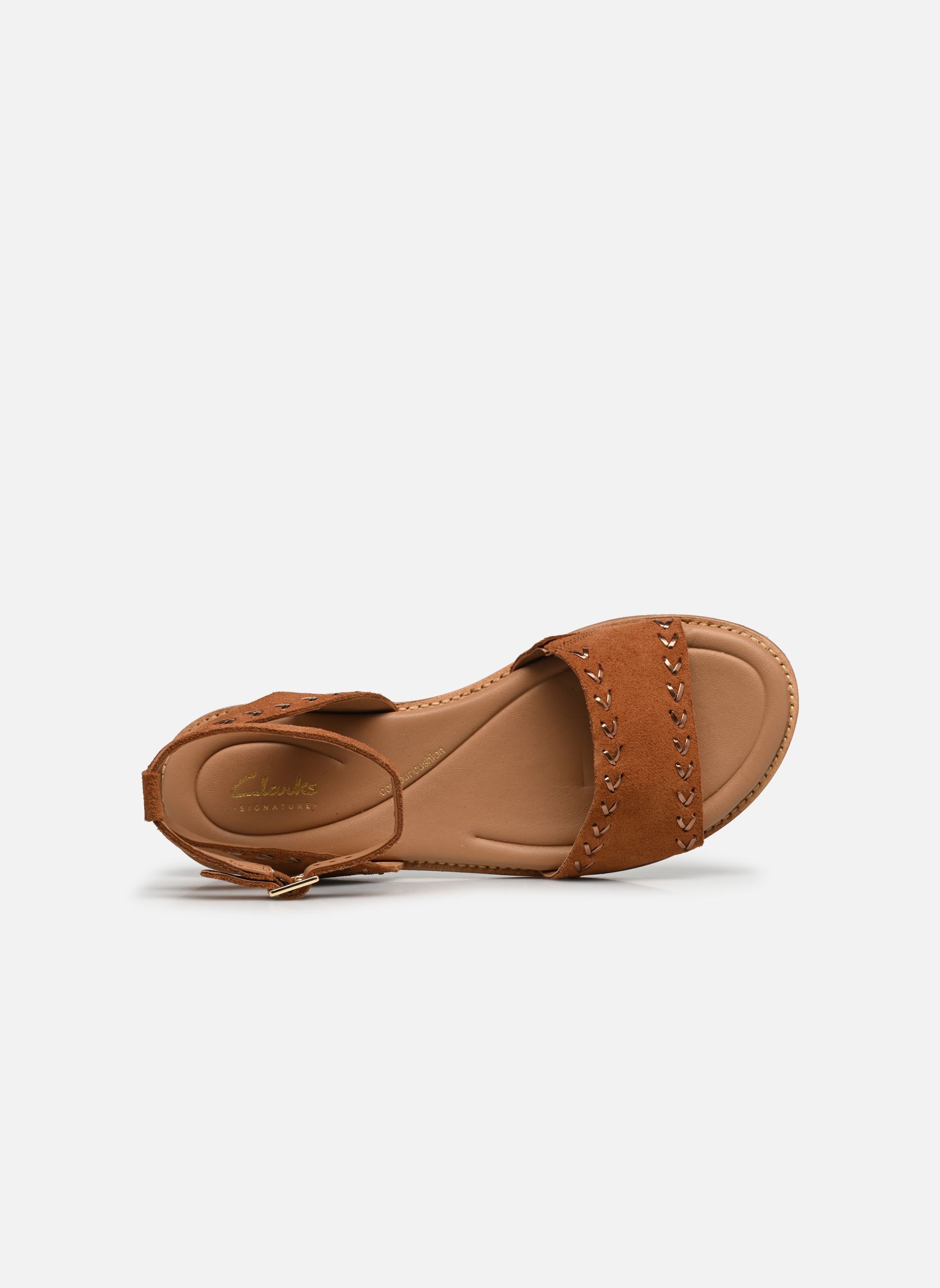 Sandalias planas Maritime May mujer marrón Clarks Sandalias planas Maritime May mujer marrón TAN SUEDE