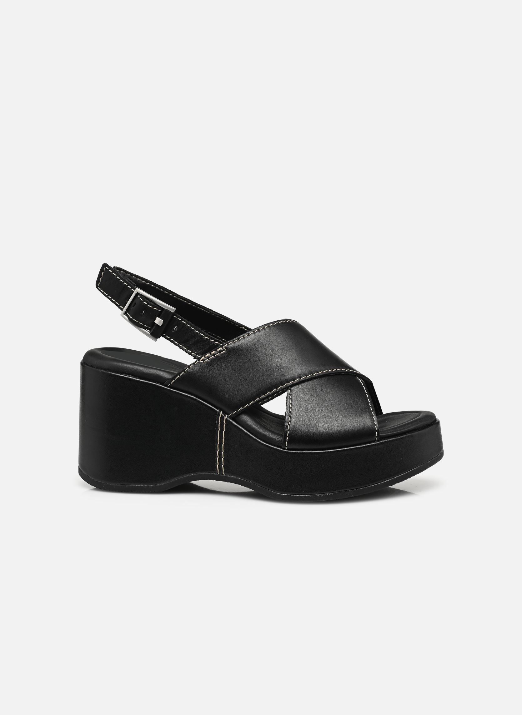 Keil- und Plateausandalen Manon Wish damen schwarz Clarks Keil- und Plateausandalen Manon Wish damen schwarz BLACK LEATHER