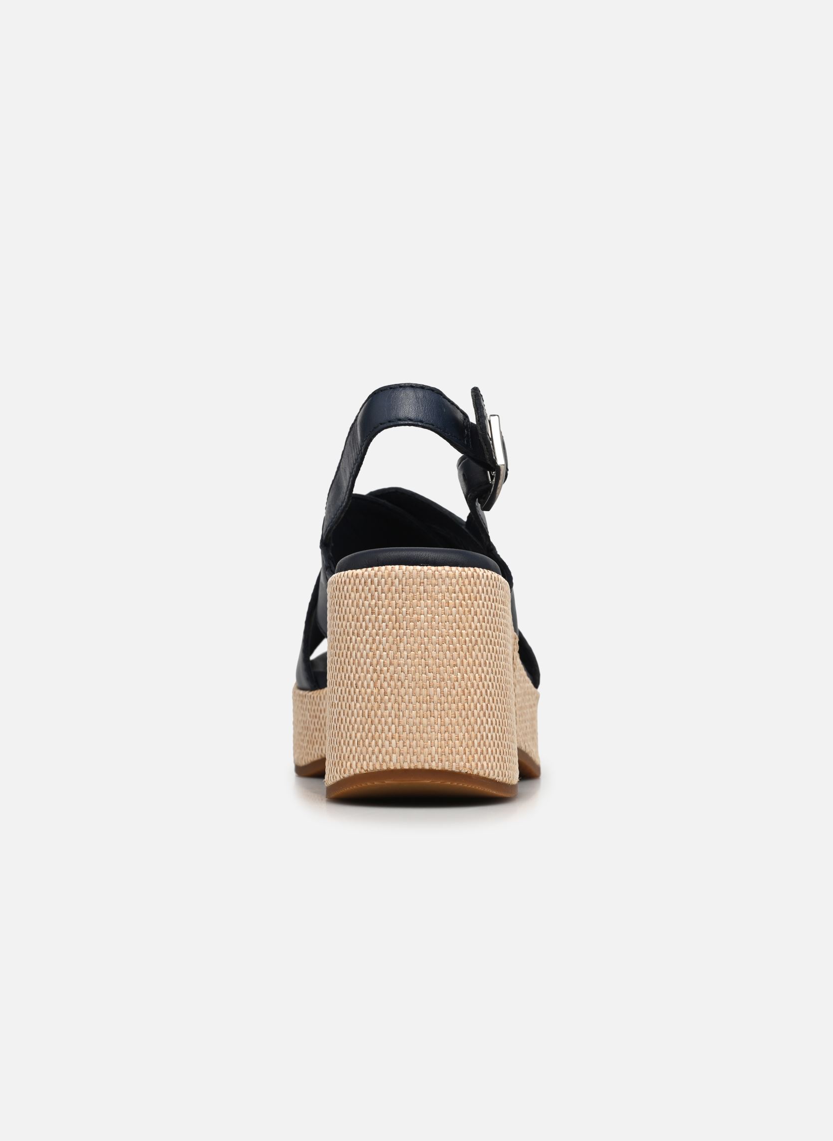 Sandali con zeppa e plateau Manon Wish donna blu Clarks Sandali con zeppa e plateau Manon Wish donna blu NAVY LEATHER