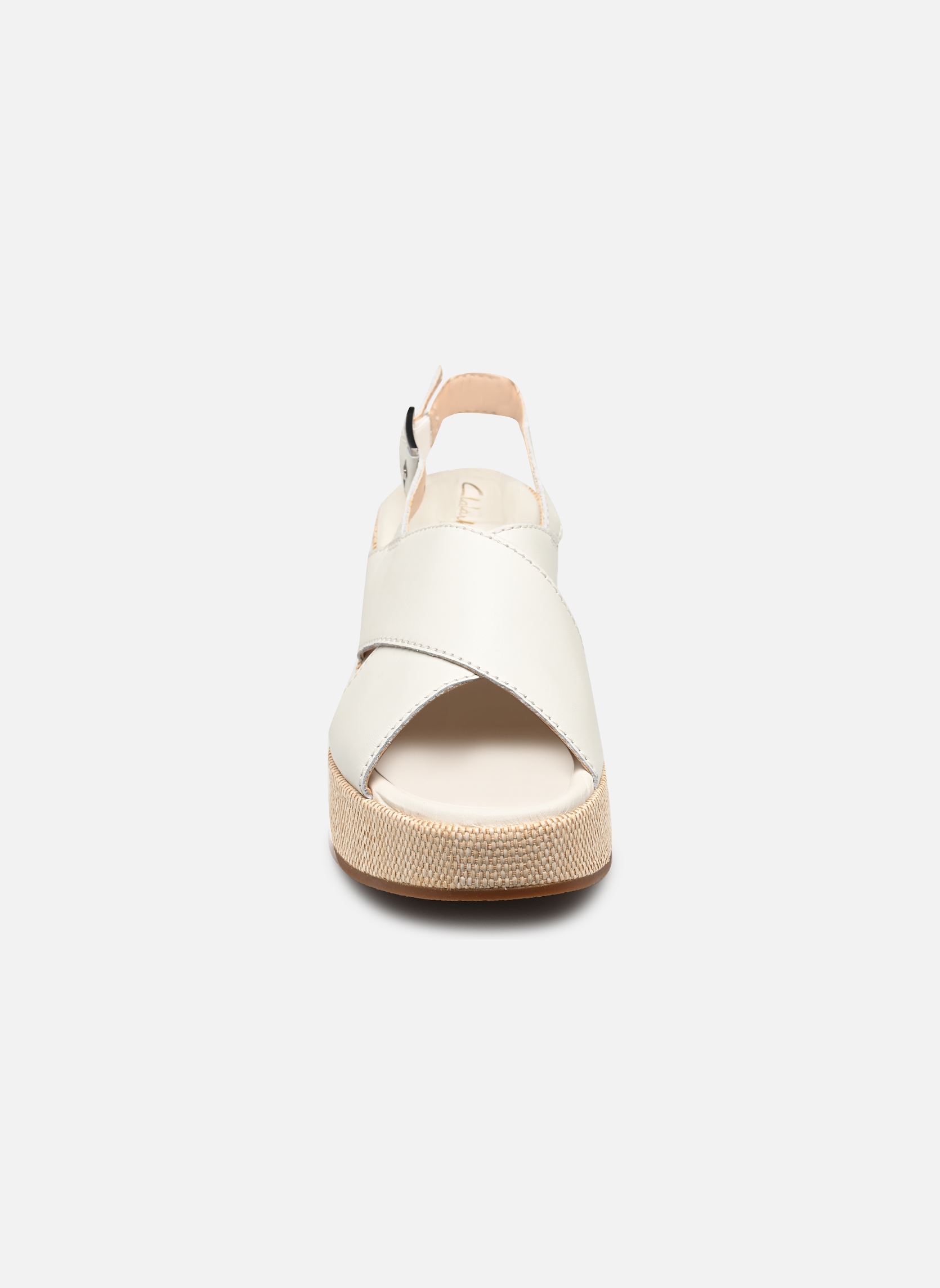 Sandalen met sleehak en plateau Manon Wish dames wit Clarks Sandalen met sleehak en plateau Manon Wish dames wit OFF WHITE LEA