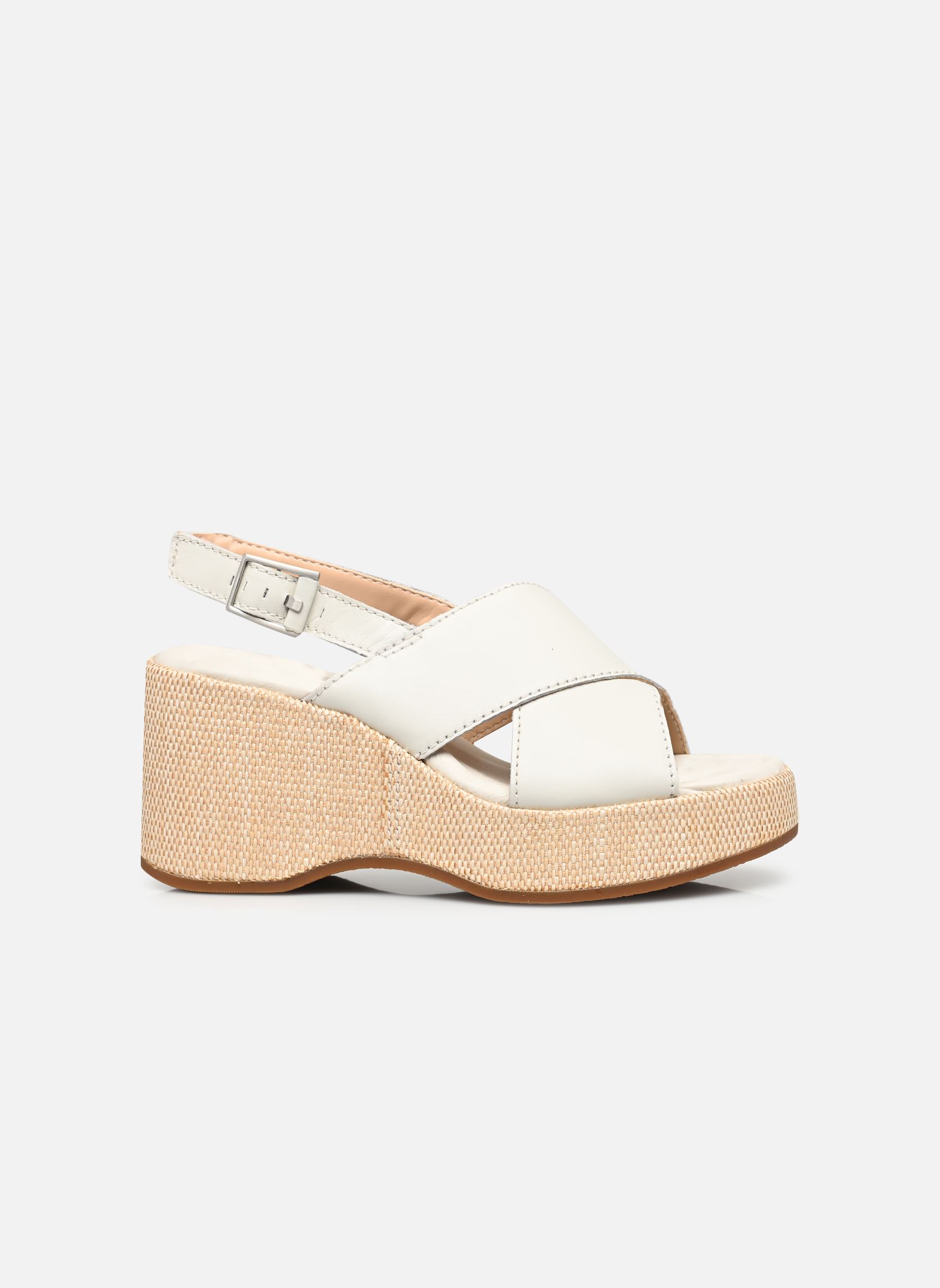 Sandalen met sleehak en plateau Manon Wish dames wit Clarks Sandalen met sleehak en plateau Manon Wish dames wit OFF WHITE LEA