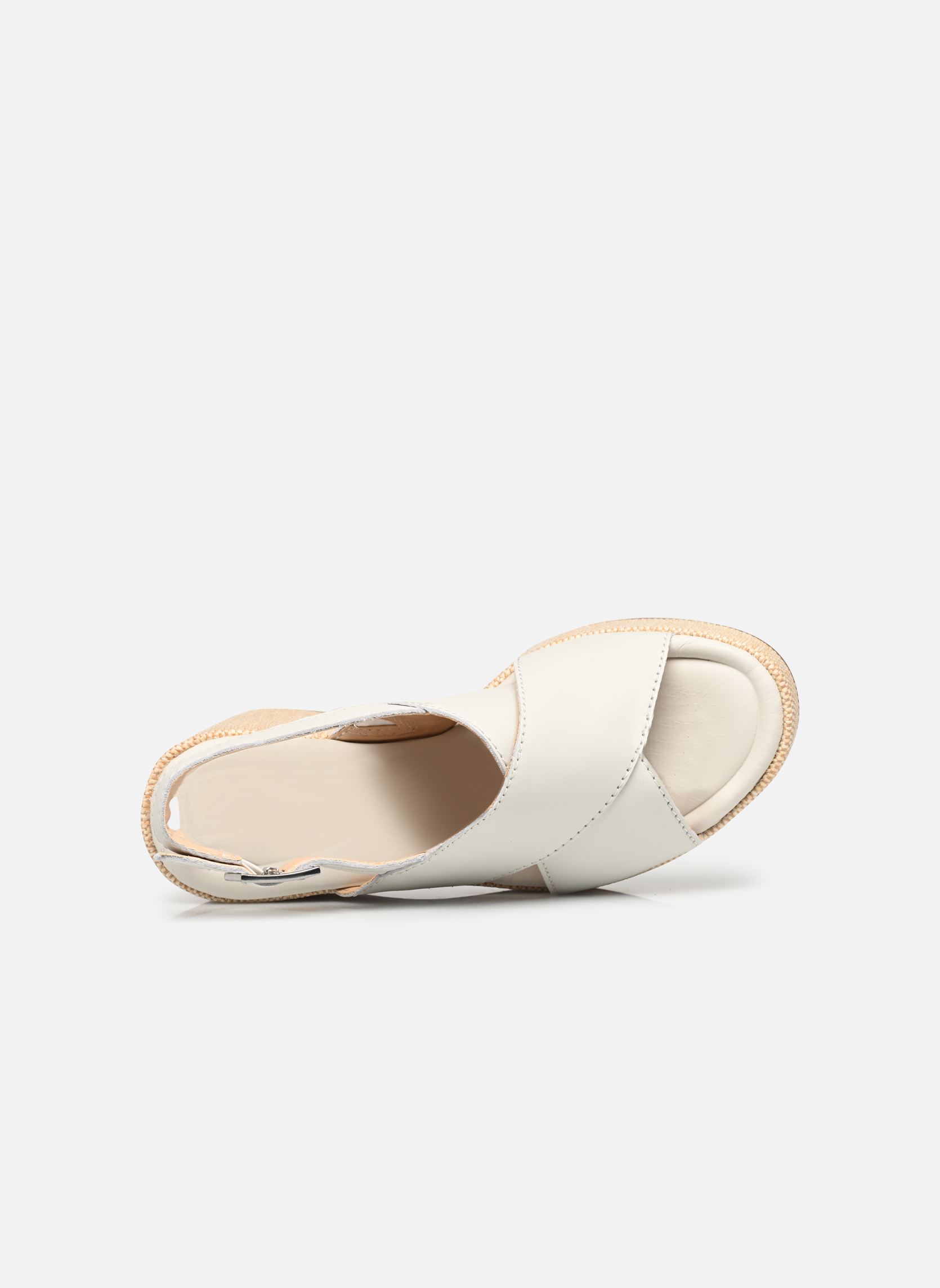Sandalen met sleehak en plateau Manon Wish dames wit Clarks Sandalen met sleehak en plateau Manon Wish dames wit OFF WHITE LEA