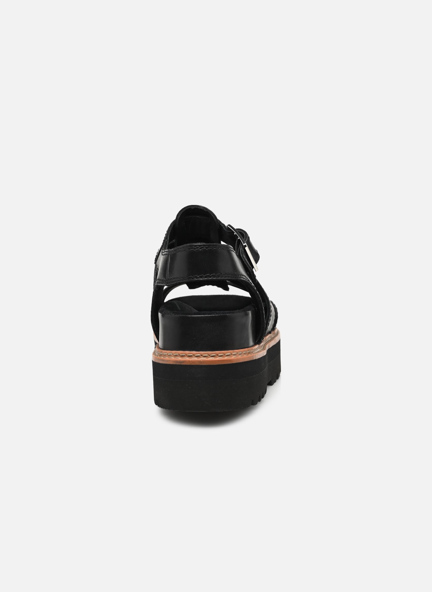 Sandales plates Orianna Twist femme noir Clarks Sandales plates Orianna Twist femme noir BLACK LEATHER