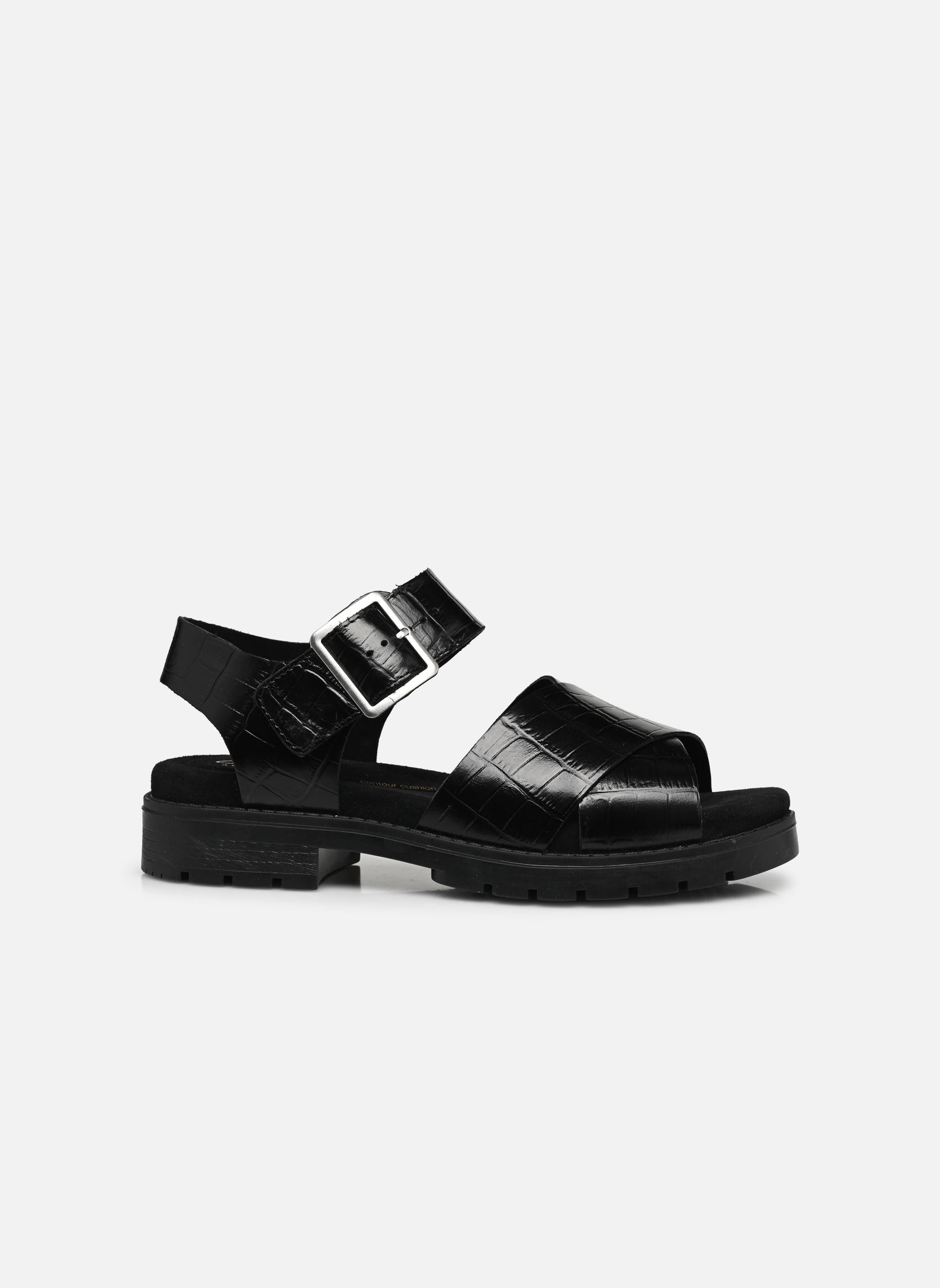 Flache Sandalen Orinoco Cross damen schwarz Clarks Flache Sandalen Orinoco Cross damen schwarz BLACK INTEREST