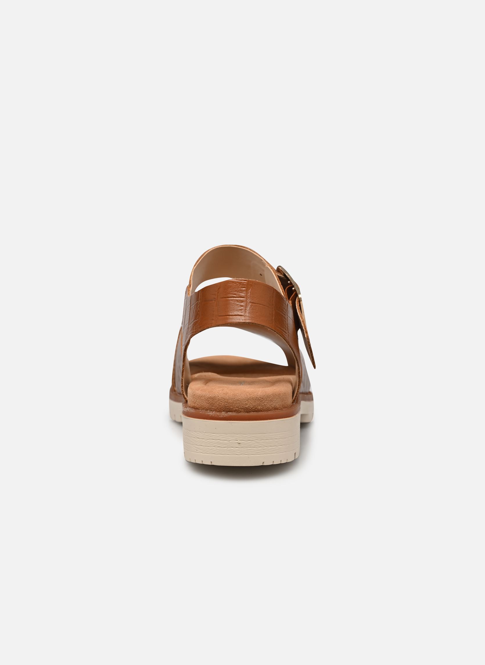 Platte sandalen Orinoco Cross dames bruin Clarks Platte sandalen Orinoco Cross dames bruin TAN INTEREST