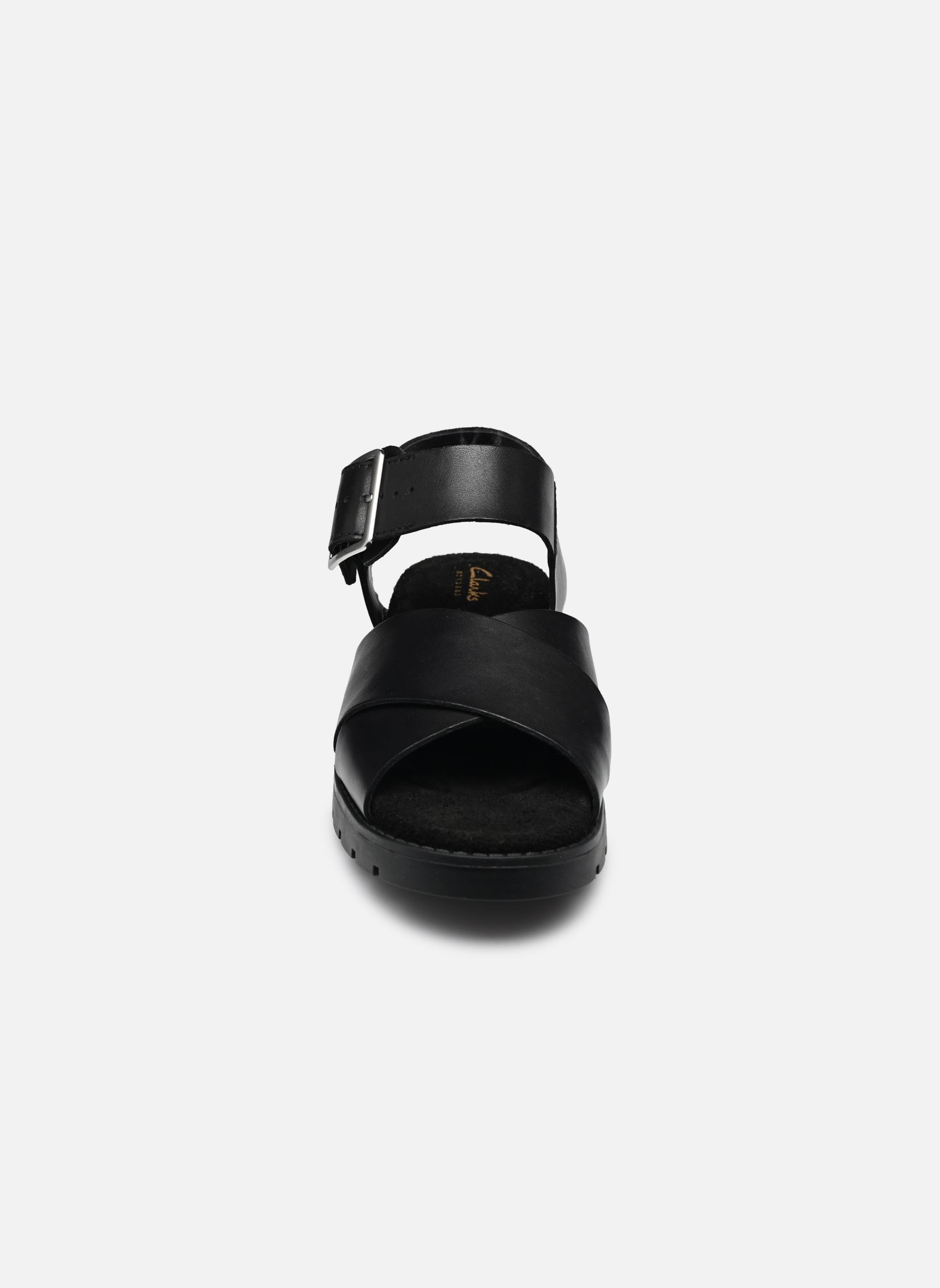 Flache Sandalen Orinoco Cross damen schwarz Clarks Flache Sandalen Orinoco Cross damen schwarz BLACK LEATHER