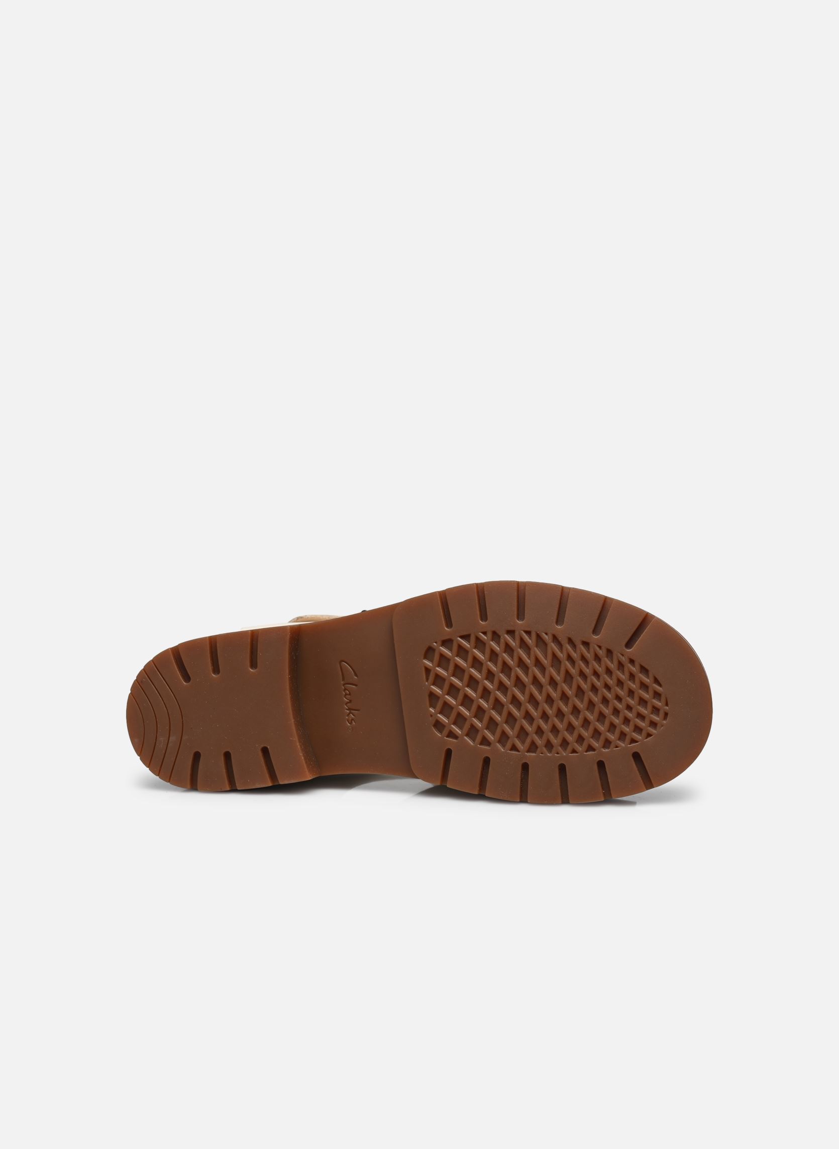 Platte sandalen Orinoco Cross dames beige Clarks Platte sandalen Orinoco Cross dames beige CREAM LEATHER