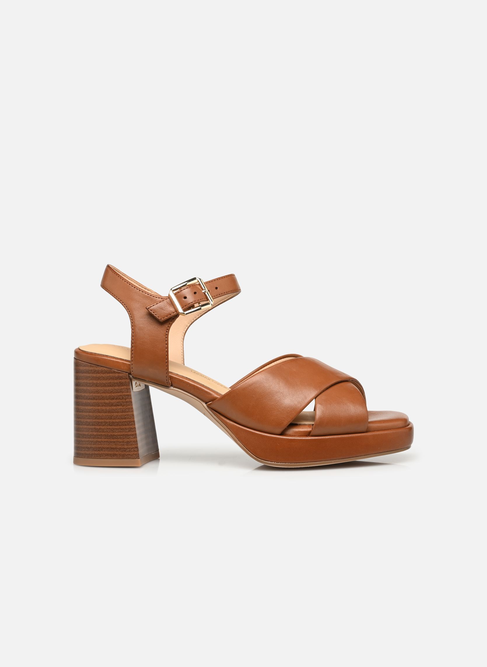Sandales compensées et plateformes Ritzy75 Rae femme marron Clarks Sandales compensées et plateformes Ritzy75 Rae femme marron TAN LEATHER
