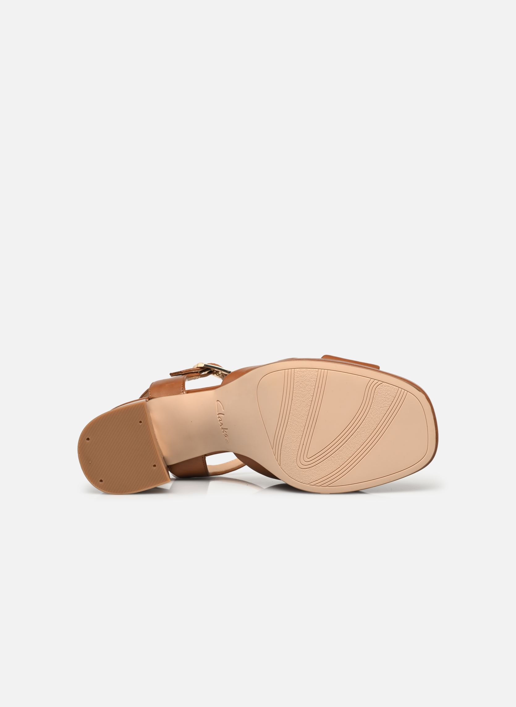 Sandales compensées et plateformes Ritzy75 Rae femme marron Clarks Sandales compensées et plateformes Ritzy75 Rae femme marron TAN LEATHER