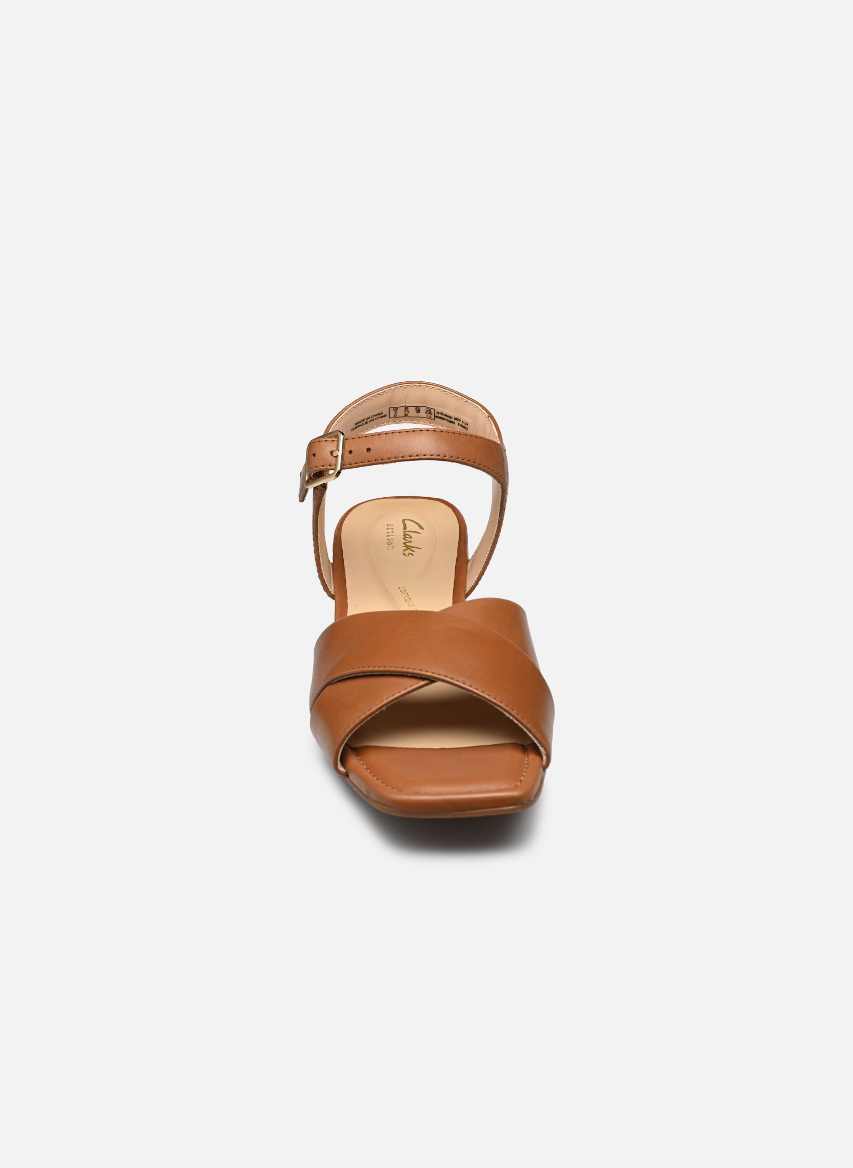 Sandales Serina35 Cross femme marron Clarks Sandales Serina35 Cross femme marron TAN LEATHER