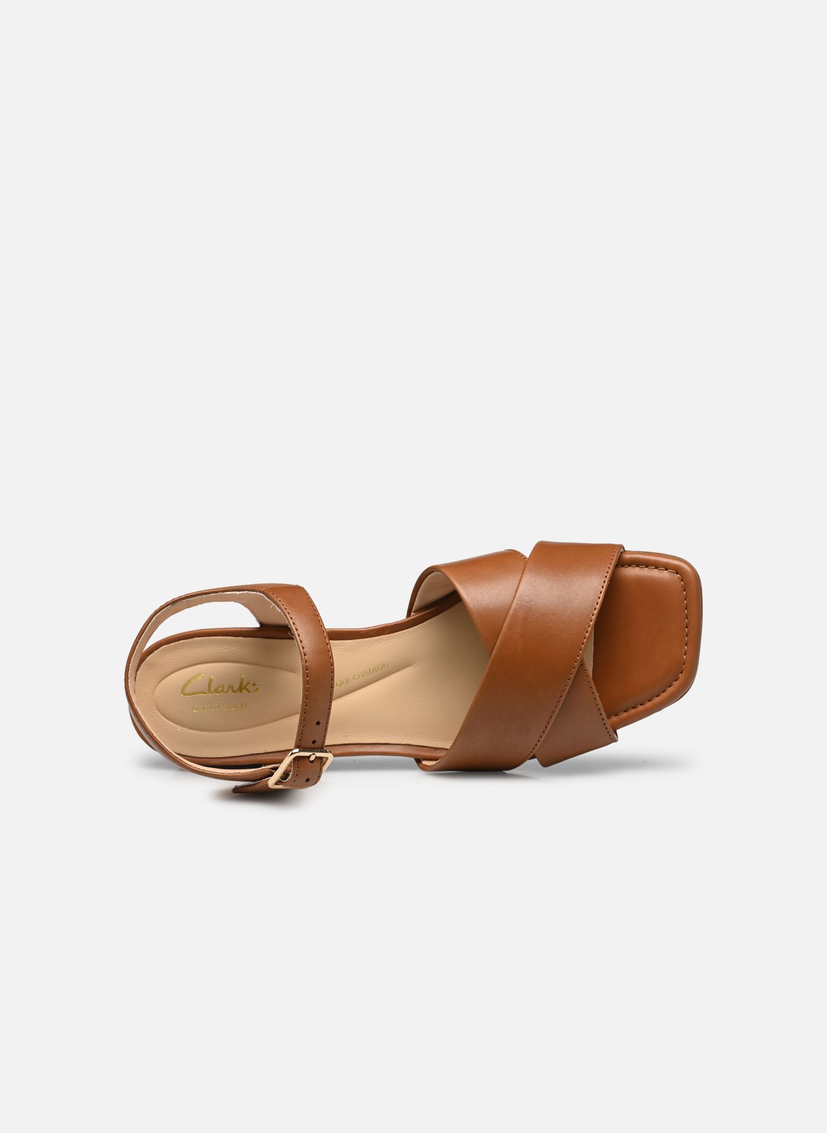 Sandales Serina35 Cross femme marron Clarks Sandales Serina35 Cross femme marron TAN LEATHER