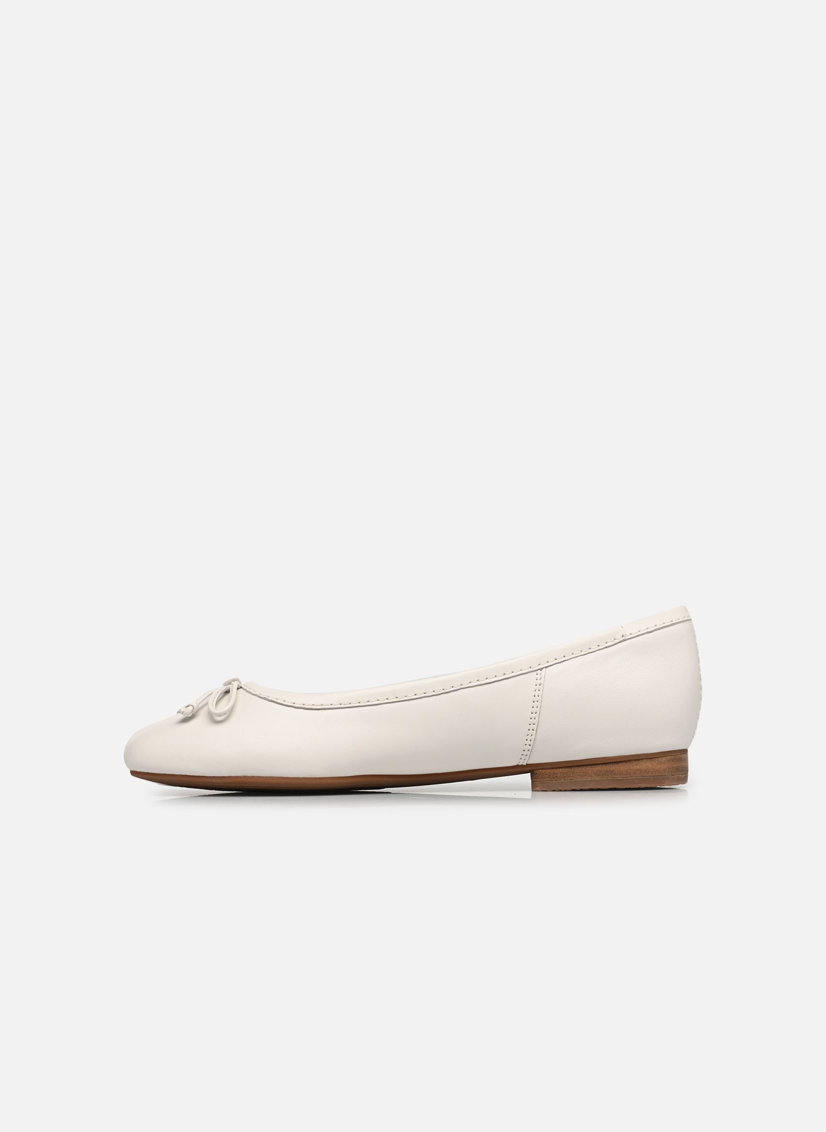 Ballerines classiques Fawna Lily femme blanc Clarks Ballerines classiques Fawna Lily femme blanc WHITE LEATHER