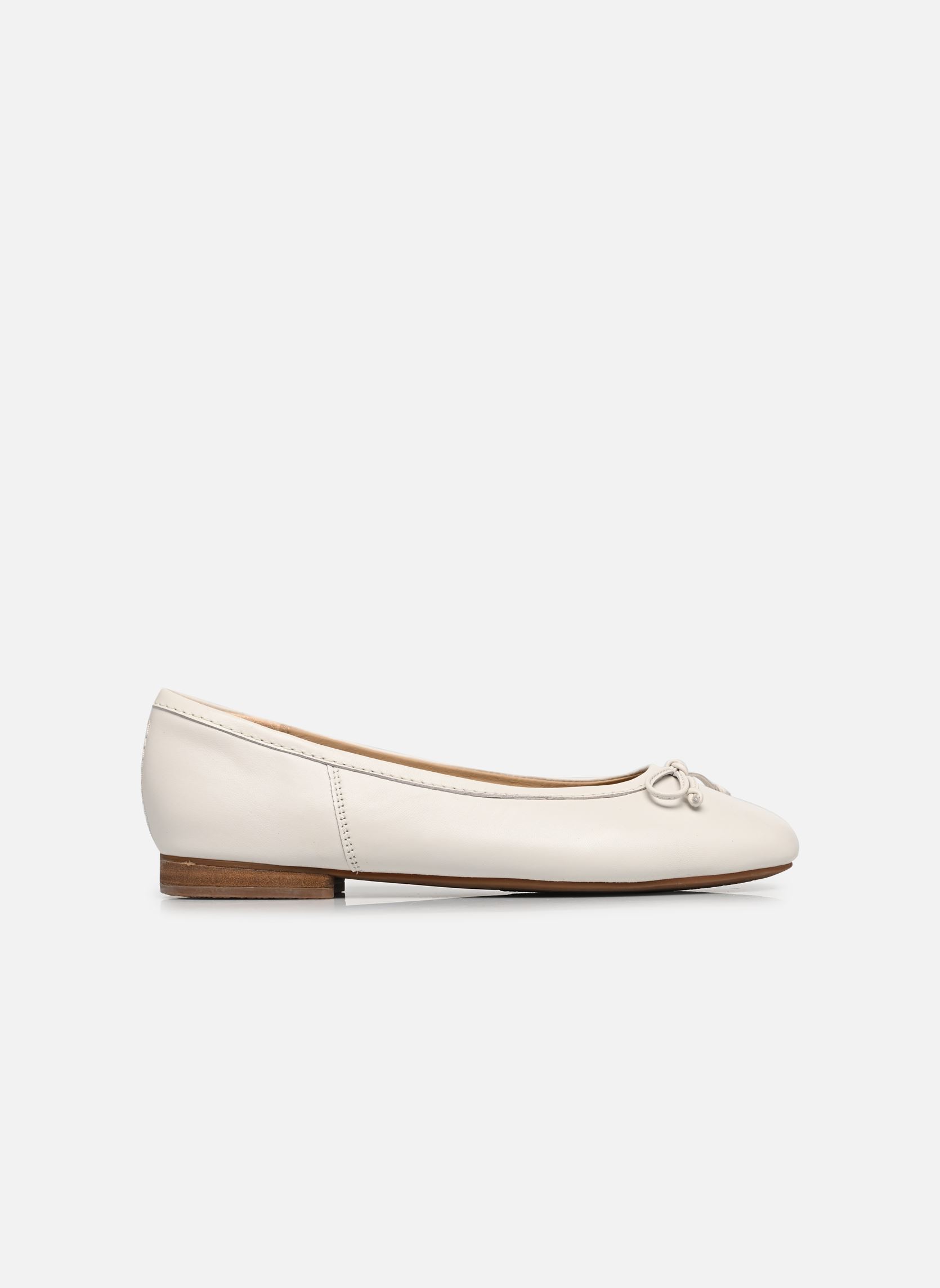 Ballerines classiques Fawna Lily femme blanc Clarks Ballerines classiques Fawna Lily femme blanc WHITE LEATHER
