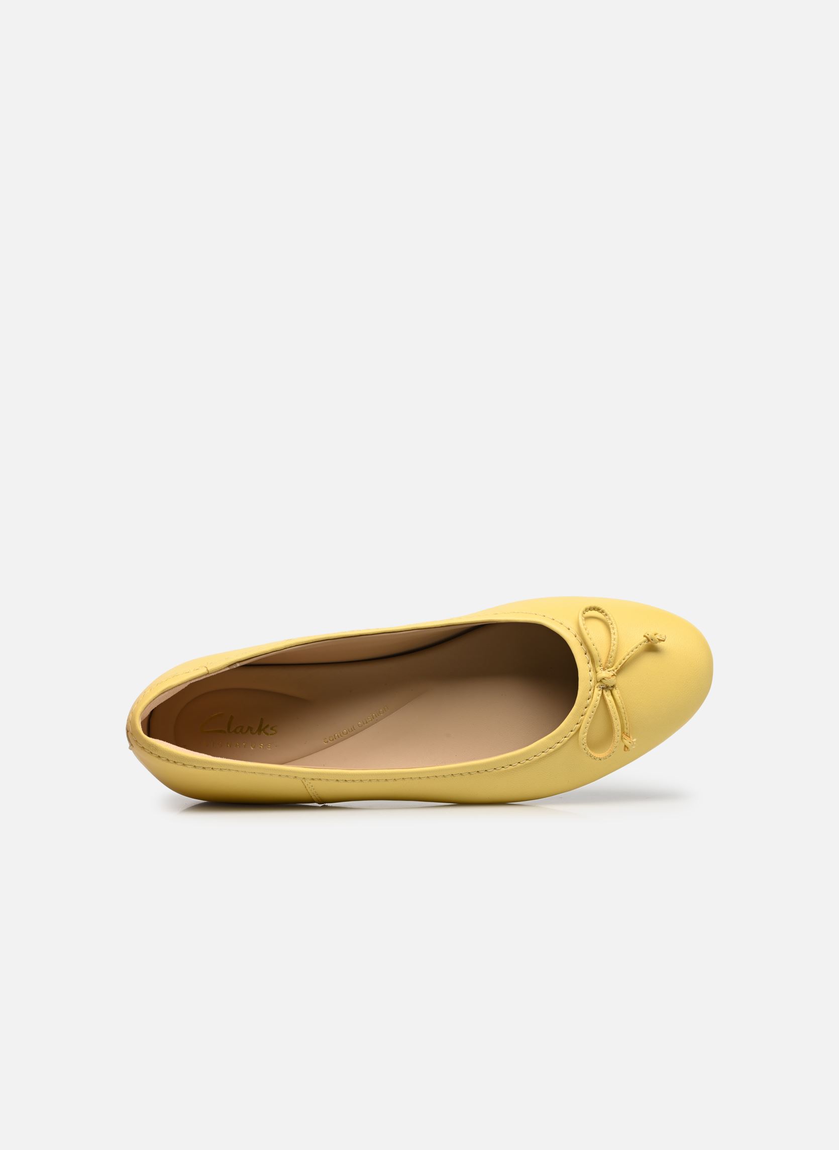 Ballerines classiques Fawna Lily femme jaune Clarks Ballerines classiques Fawna Lily femme jaune YELLOW LEATHER