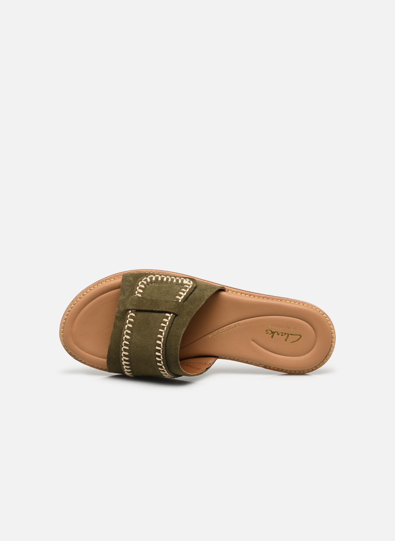 Pantoletten und Clogs Maritime Mule damen grün Clarks Pantoletten und Clogs Maritime Mule damen grün OLIVE SUEDE