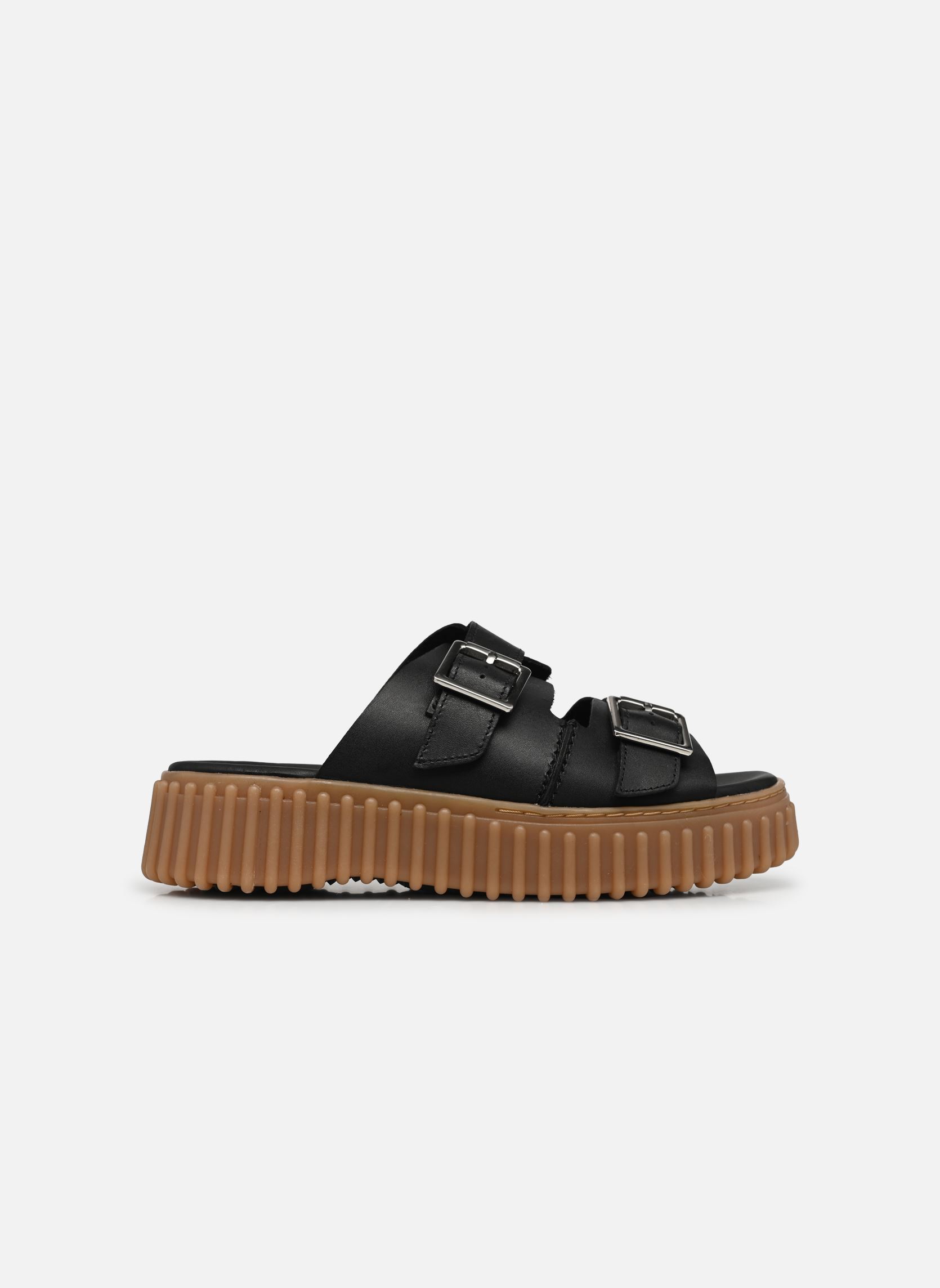 Mules et sabots Torhill Slide femme noir Clarks Mules et sabots Torhill Slide femme noir BLACK LEATHER