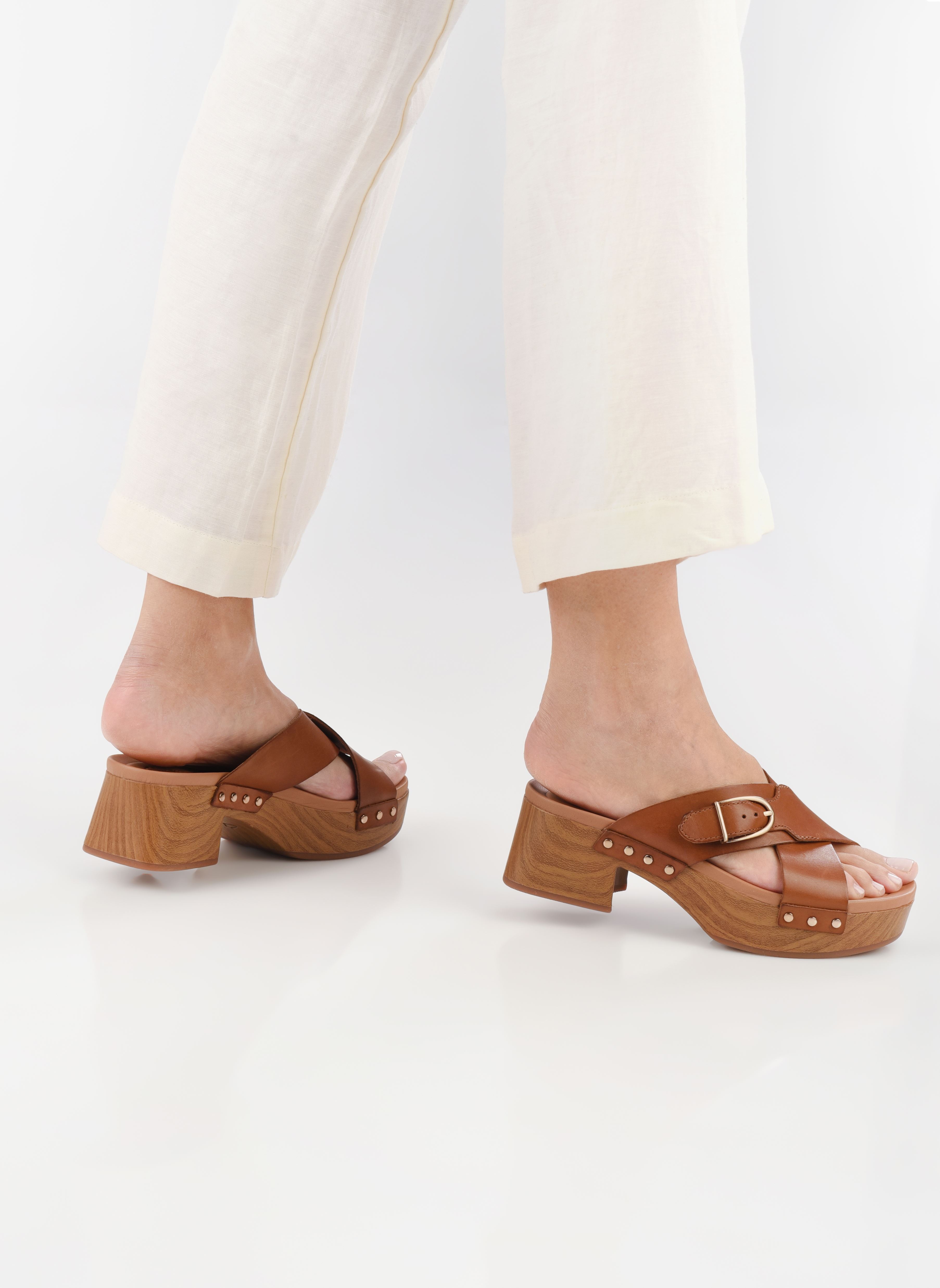 Pantoletten und Clogs Sivanne Walk damen braun Clarks Pantoletten und Clogs Sivanne Walk damen braun TAN LEATHER
