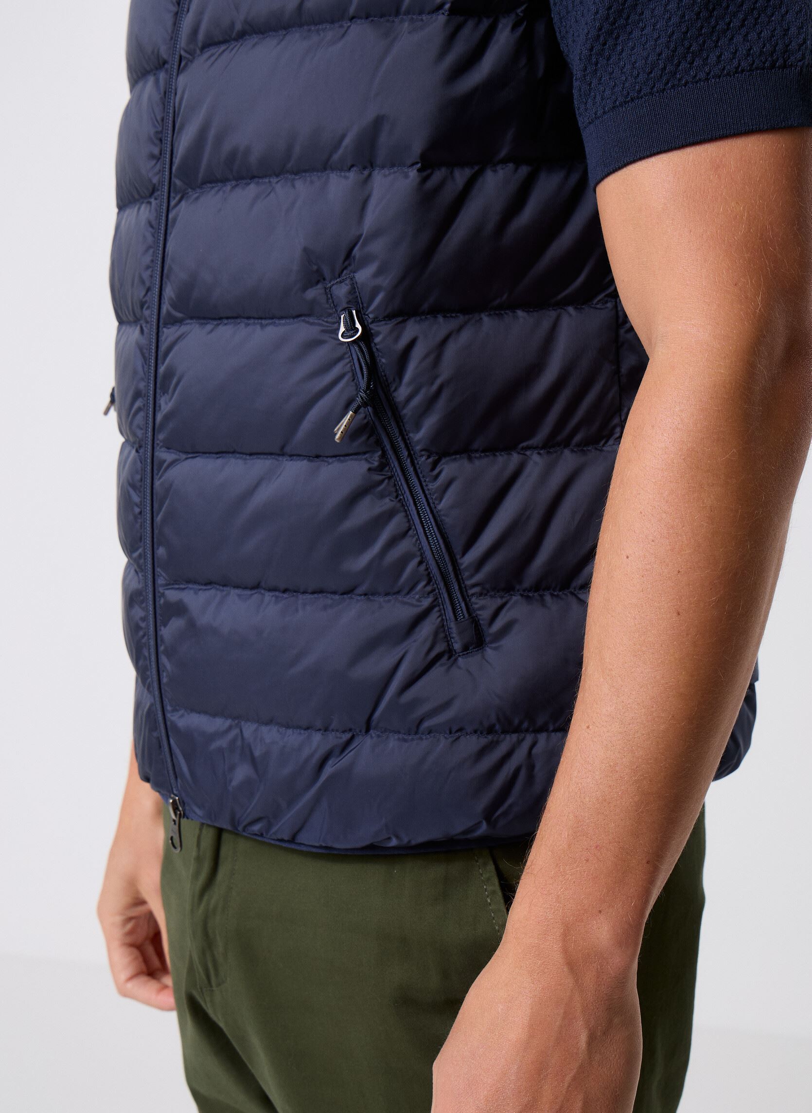 Doudounes sans manches Light Down Vest homme bleu GANT Doudounes sans manches Light Down Vest homme bleu Evening Blue New
