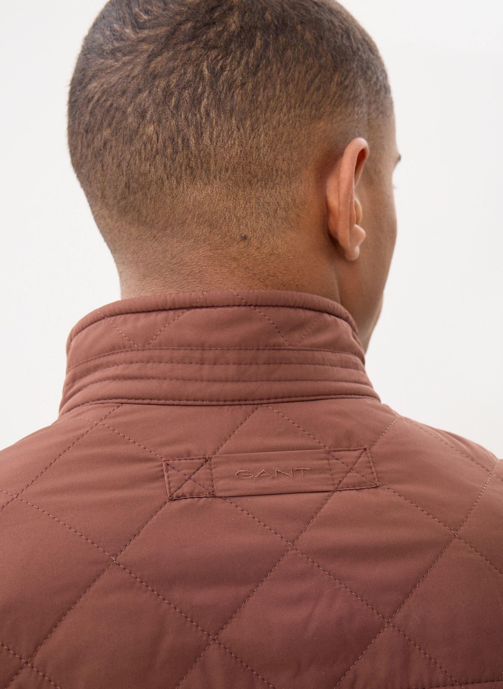 Bomberjacks Quilted Windcheater heren bruin GANT Bomberjacks Quilted Windcheater heren bruin MAHOGANY BROWN
