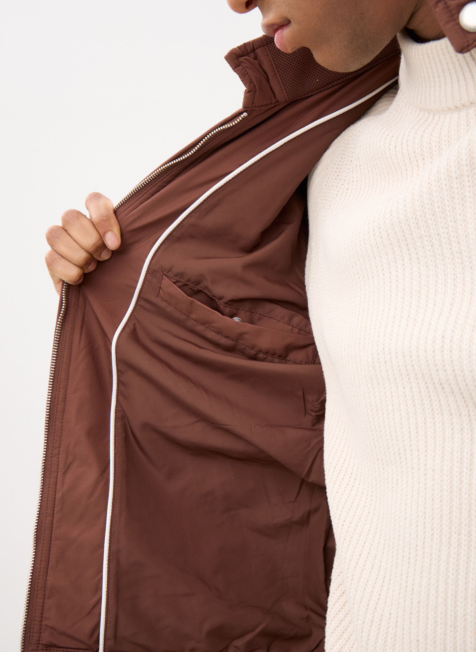 Bomberjacks Quilted Windcheater heren bruin GANT Bomberjacks Quilted Windcheater heren bruin MAHOGANY BROWN