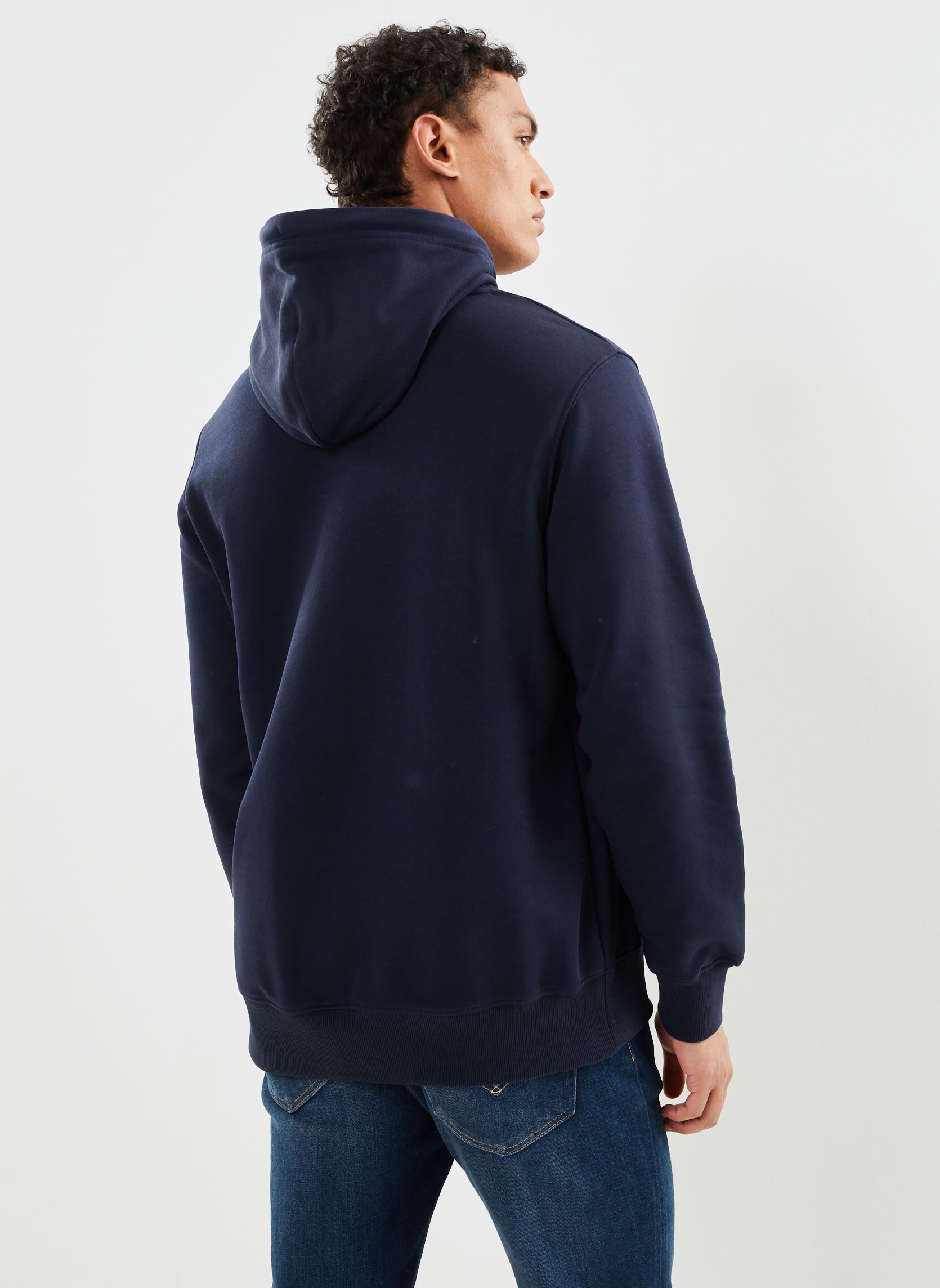 Hoodies Reg Shield Hoodie heren blauw GANT Hoodies Reg Shield Hoodie heren blauw EVENING BLUE