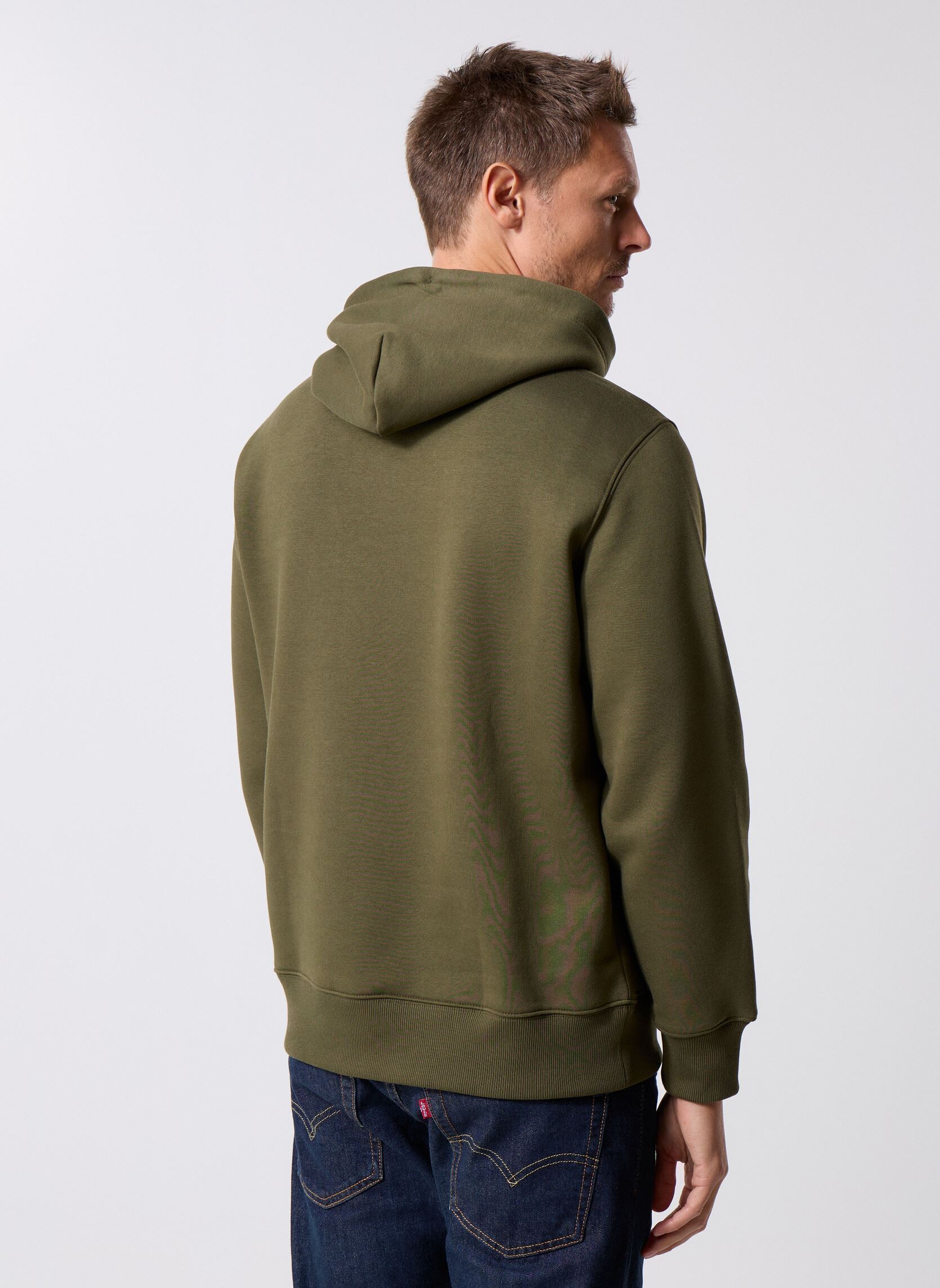 Jersey con capucha Reg Shield Hoodie hombre verde GANT Jersey con capucha Reg Shield Hoodie hombre verde MOSS GREEN