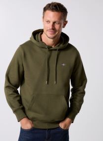 Hoodies Reg Shield Hoodie heren paars