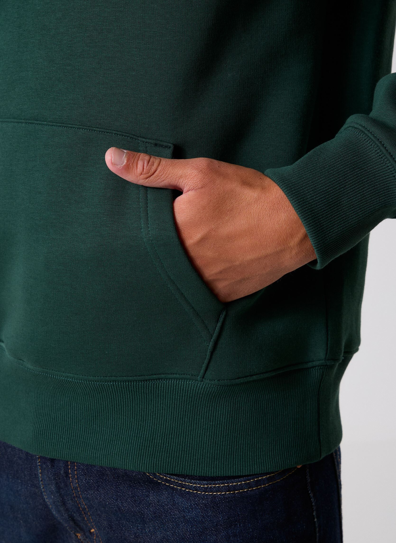 Felpe con cappuccio Reg Shield Hoodie uomo verde GANT Felpe con cappuccio Reg Shield Hoodie uomo verde Tartan Green