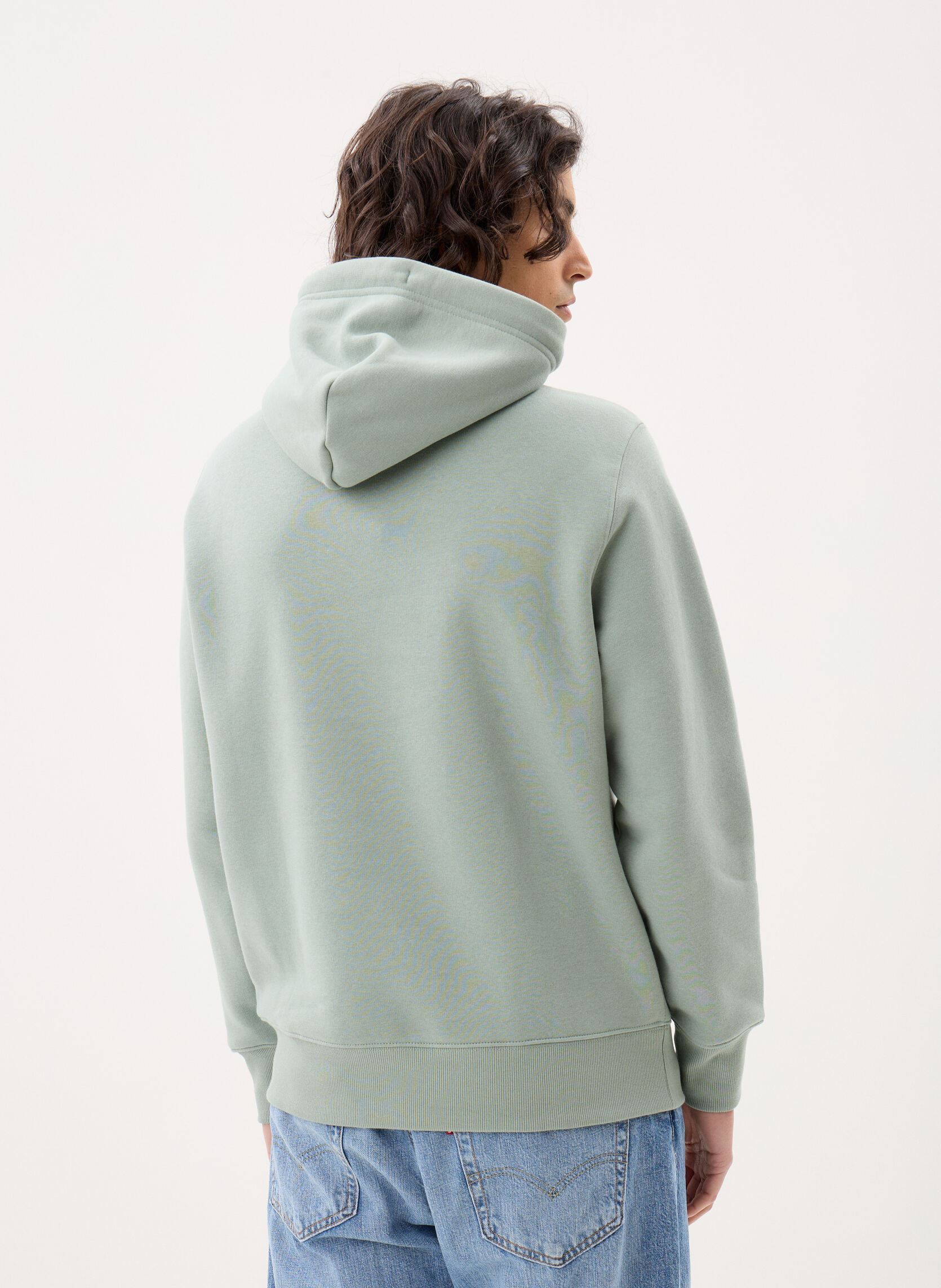 Hoodies Reg Shield Hoodie heren groen GANT Hoodies Reg Shield Hoodie heren groen CERAMIC GREY