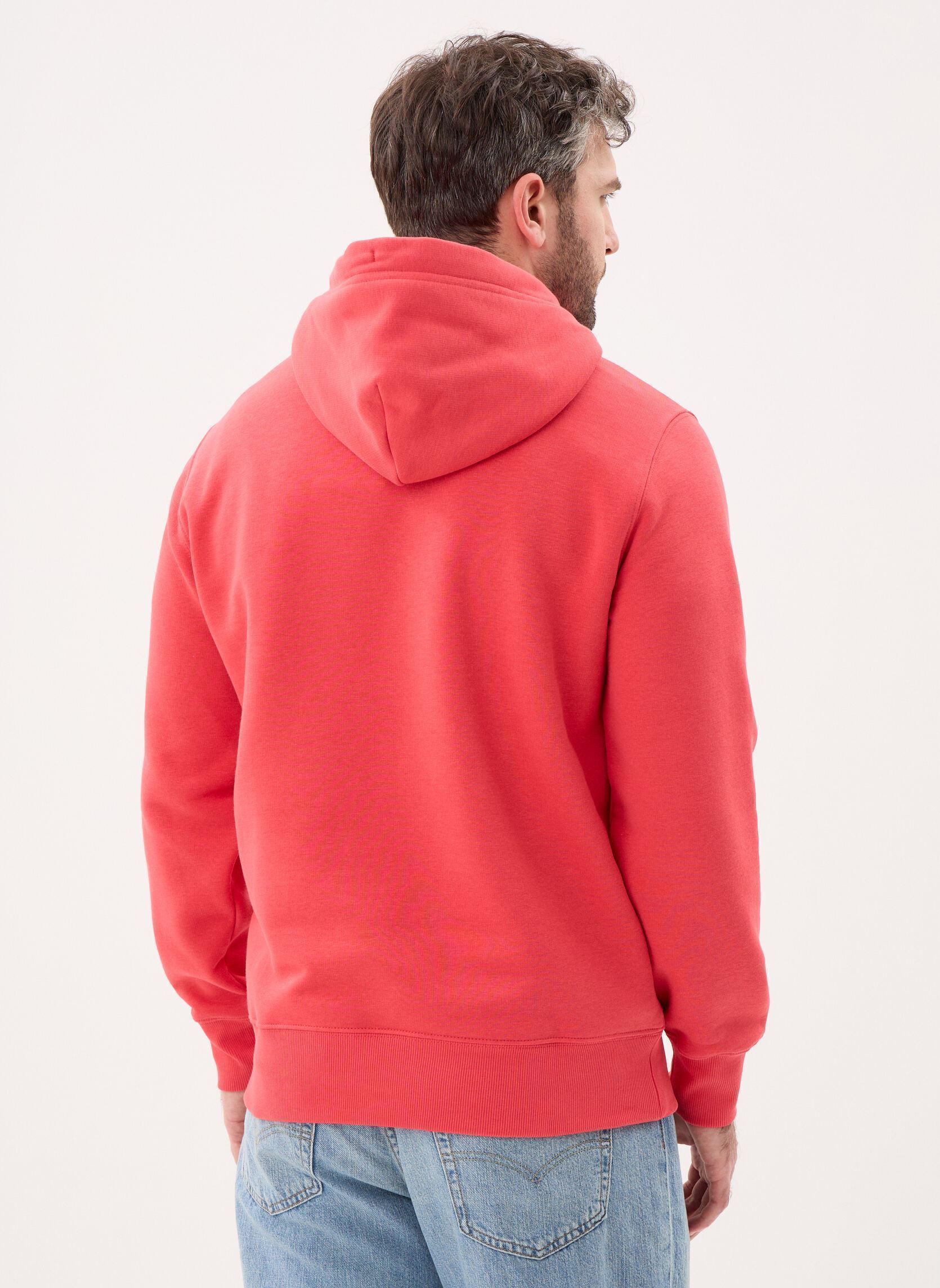 Hoodies Reg Shield Hoodie heren rood GANT Hoodies Reg Shield Hoodie heren rood ROSE RED