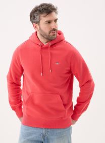 Hoodies Reg Shield Hoodie heren paars