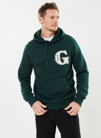 Sweats G Graphic Hoodie homme vert GANT Sweats G Graphic Hoodie homme vert TARTAN GREEN