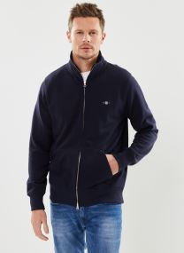 Sweats zippés Reg Shield Full Zip Sweat homme bleu GANT Sweats zippés Reg Shield Full Zip Sweat homme bleu EVENING BLUE