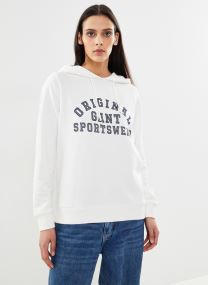 Sweatshirts Reg Printed Hoodie femme blanc