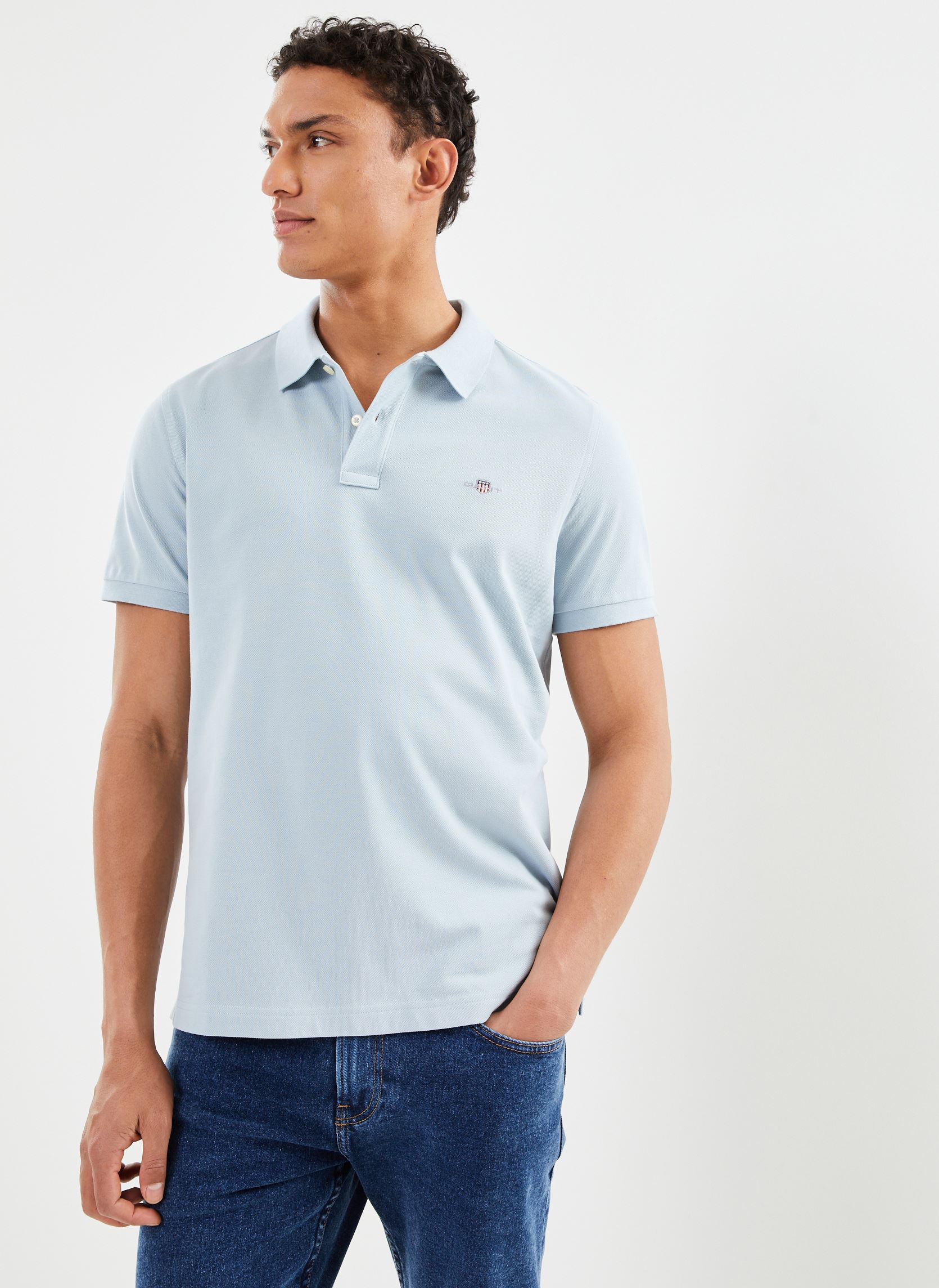 Polo Gant Polo classique en piqué Shield EU - vue 4
