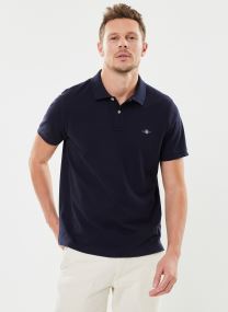 Korte mouwen polo's Reg Shield Ss Pique Polo heren roze