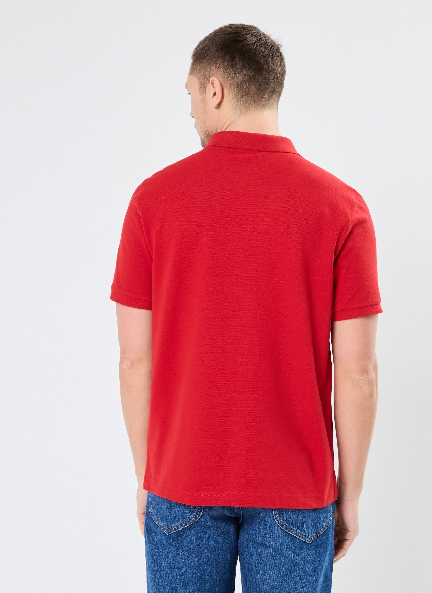 Polos manches courtes Reg Shield Ss Pique Polo homme rouge GANT Polos manches courtes Reg Shield Ss Pique Polo homme rouge ROUGE PALE